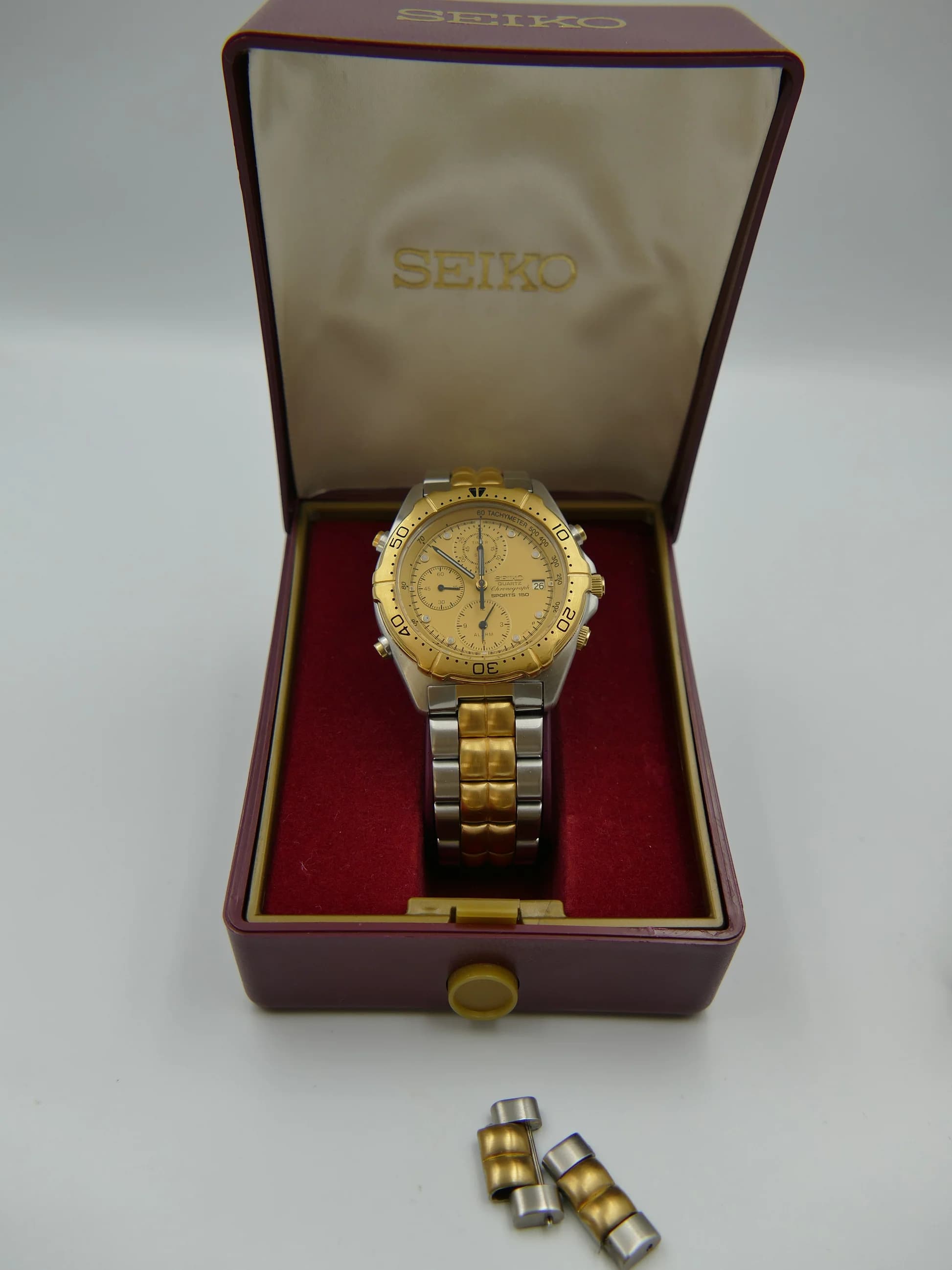 Seiko Chronograph – Ref. 7T42-6A00, like new – Image 2/19