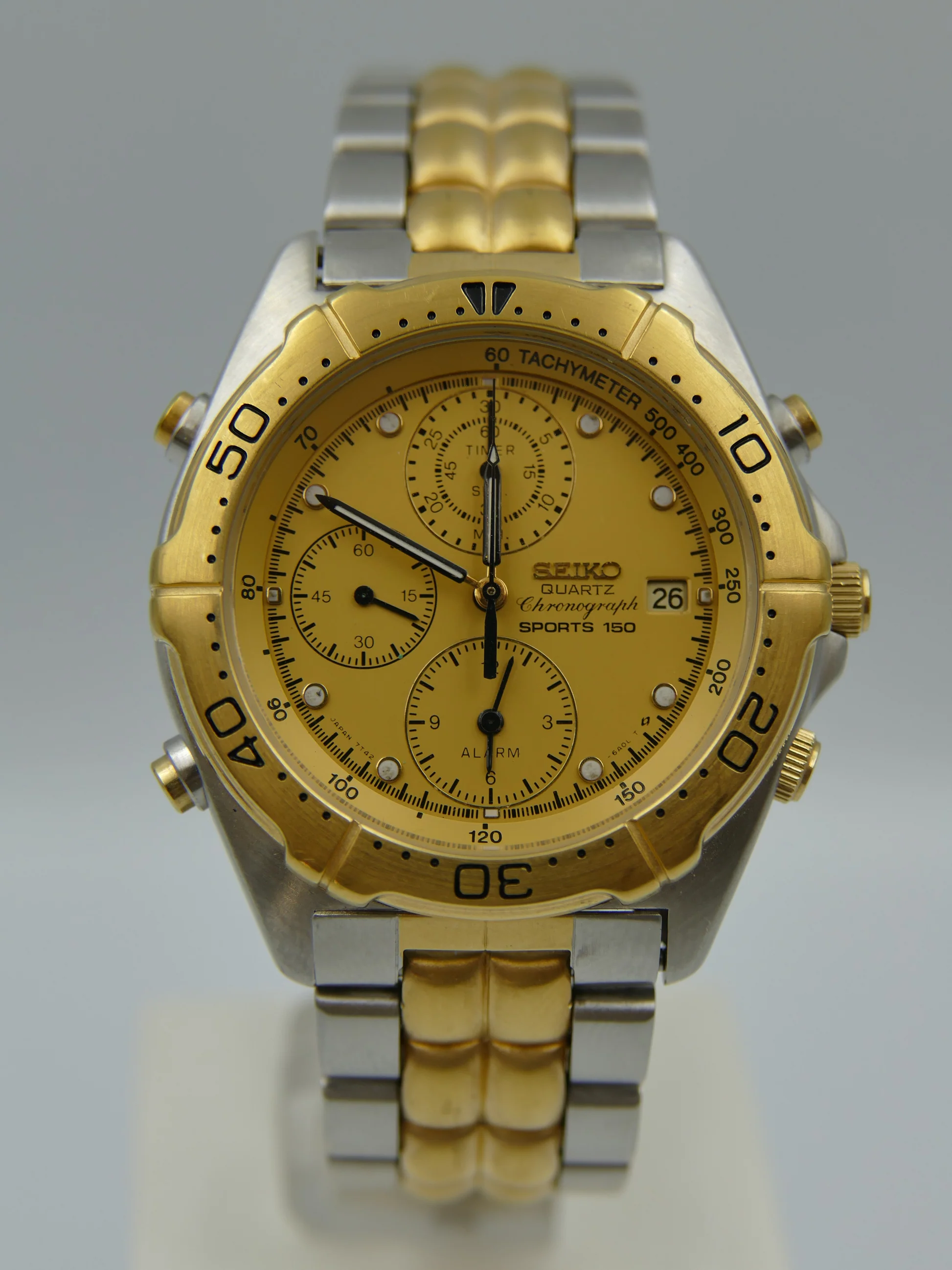 Seiko Chronograph – Ref. 7T42-6A00, Wie neu – 14/19