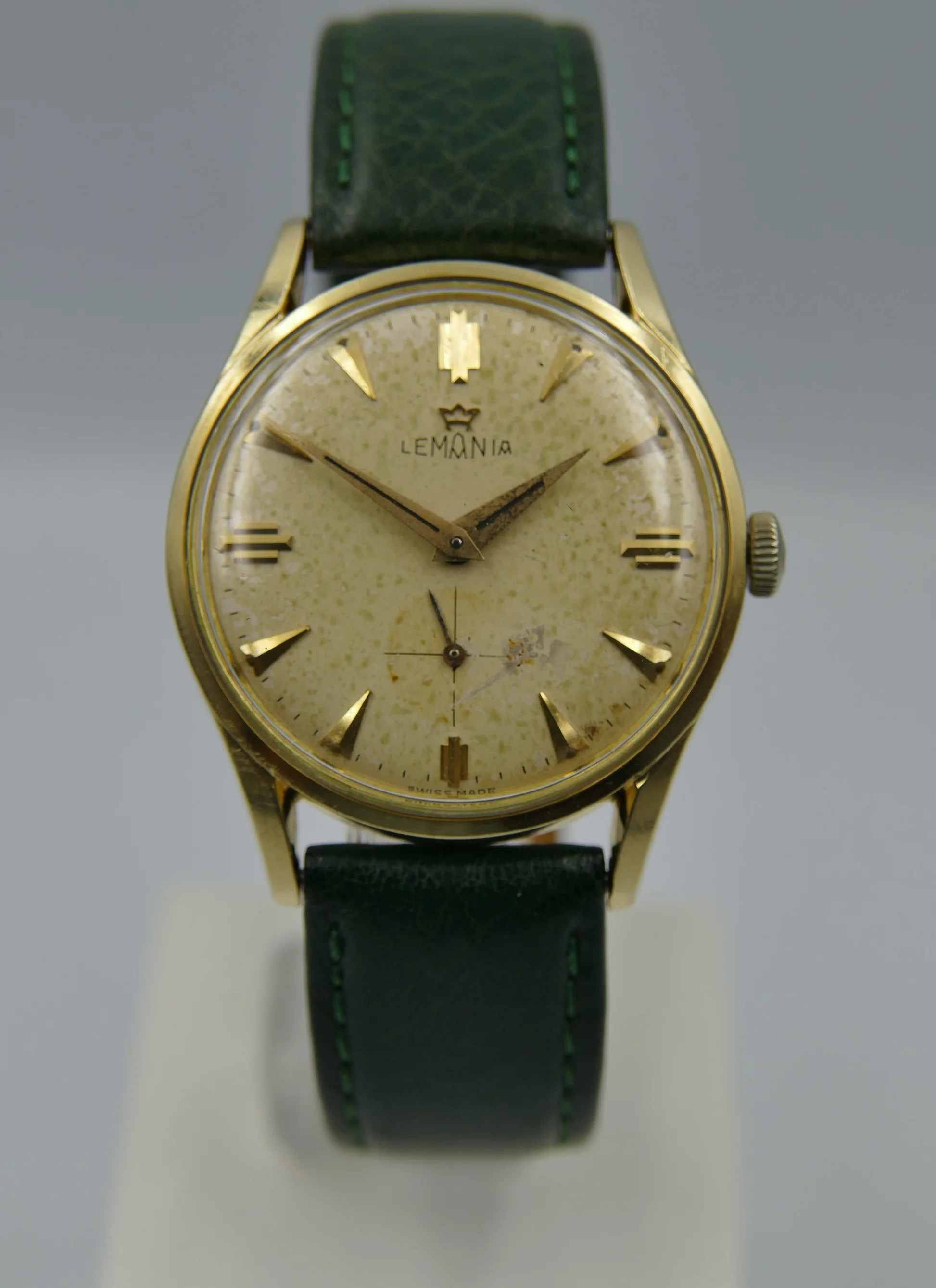 Lemania 60s vintage watch ref. cal. 3000 gold pl serviced – Ref. 918 -2 KO, Gebraucht – 4/21
