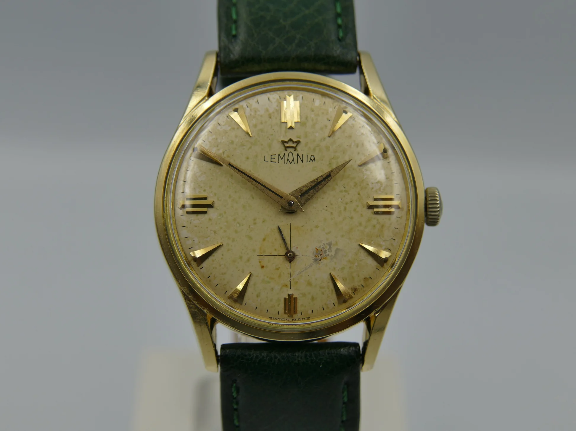 Lemania 60s vintage watch ref. cal. 3000 gold pl serviced – Ref. 918 -2 KO, Gebraucht – 5/21