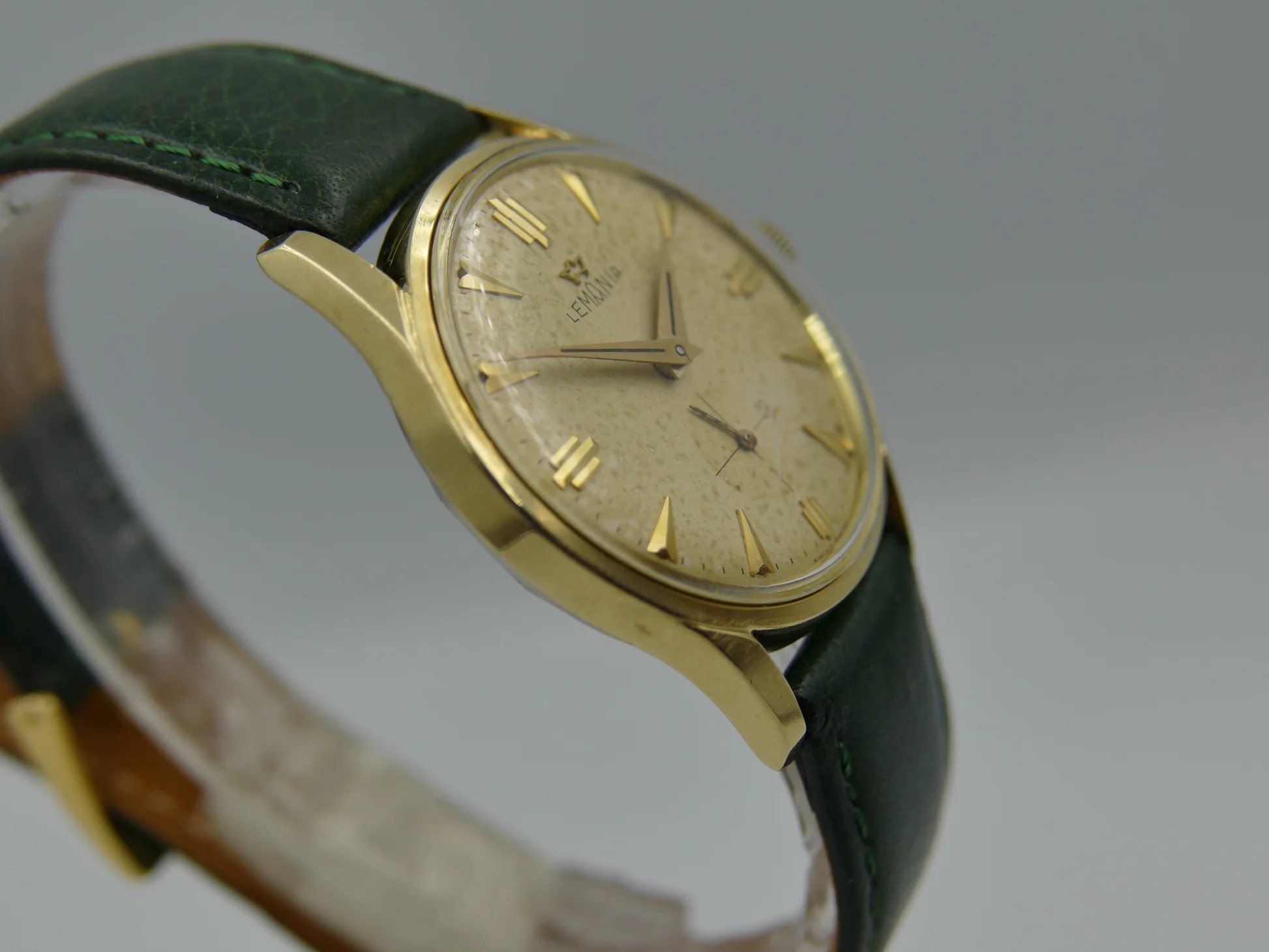 Lemania 60s vintage watch ref. cal. 3000 gold pl serviced – Ref. 918 -2 KO, Gebraucht – 8/21