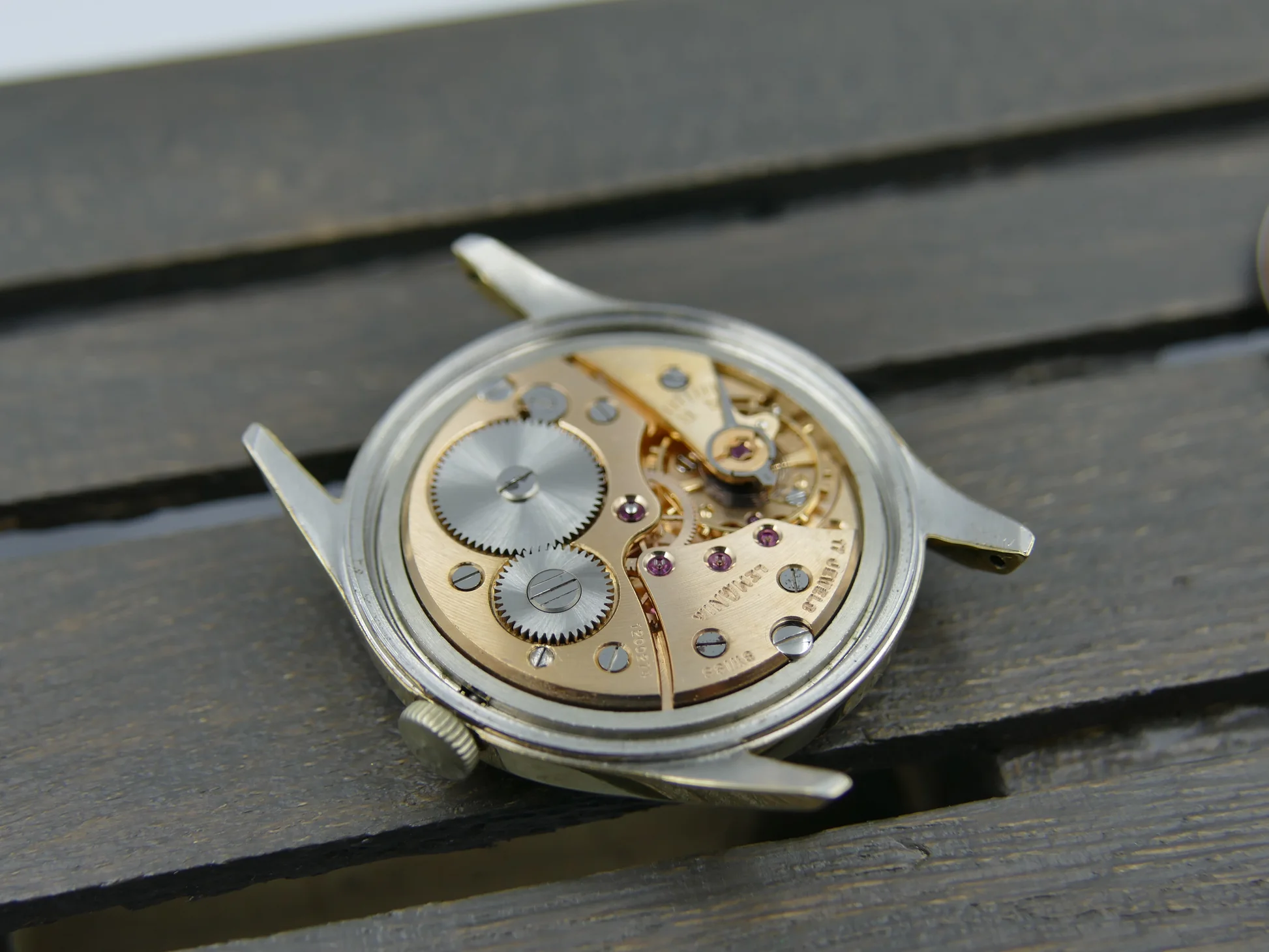 Lemania 60s vintage watch ref. cal. 3000 gold pl serviced – Ref. 918 -2 KO, Gebraucht – 12/21