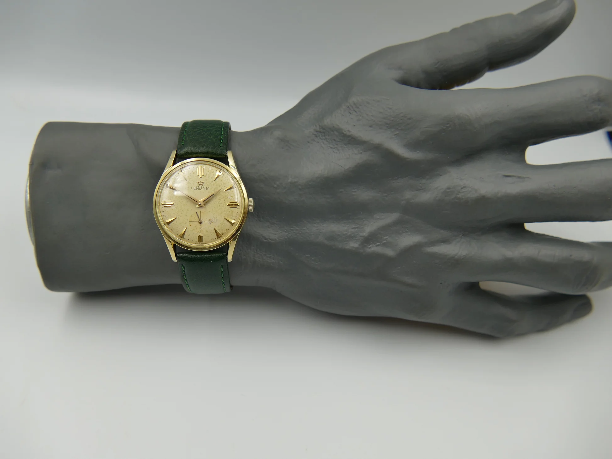Lemania 60s vintage watch ref. cal. 3000 gold pl serviced – Ref. 918 -2 KO, Gebraucht – 9/21