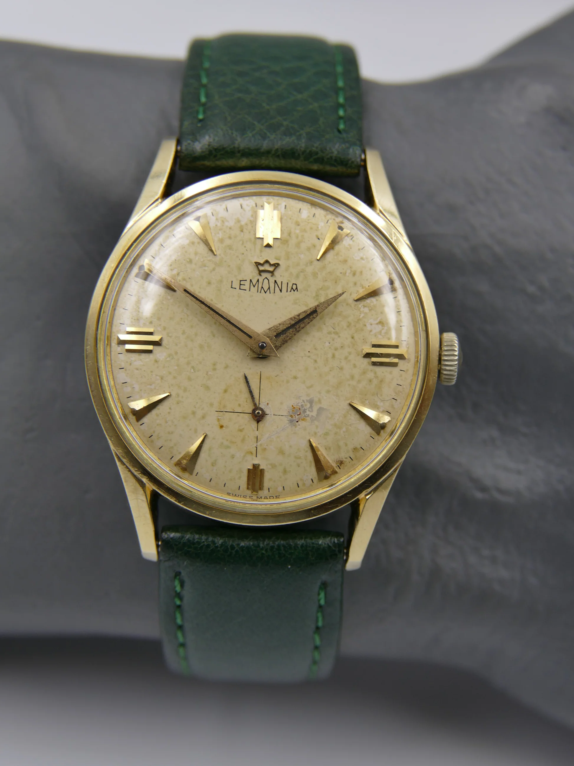 Lemania 60s vintage watch ref. cal. 3000 gold pl serviced – Ref. 918 -2 KO, Gebraucht – 11/21