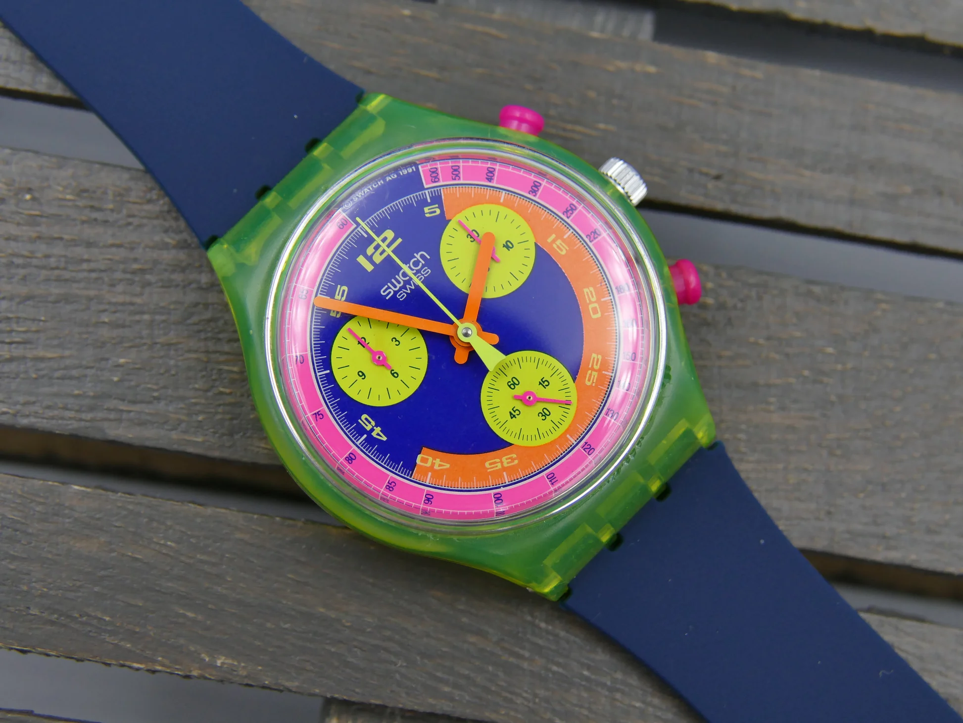 Swatch GRAND PRIX – Ref. SCJ101, Gebraucht – 1/18