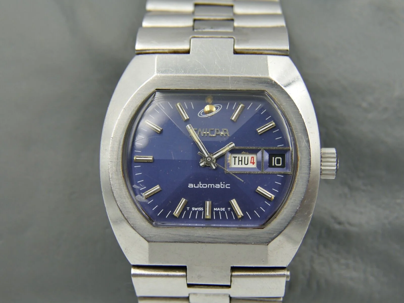 Enicar 70's vintage watch ref. day date automatic cal. AR 167 D – Ref. 167-17-02, used – 9/19