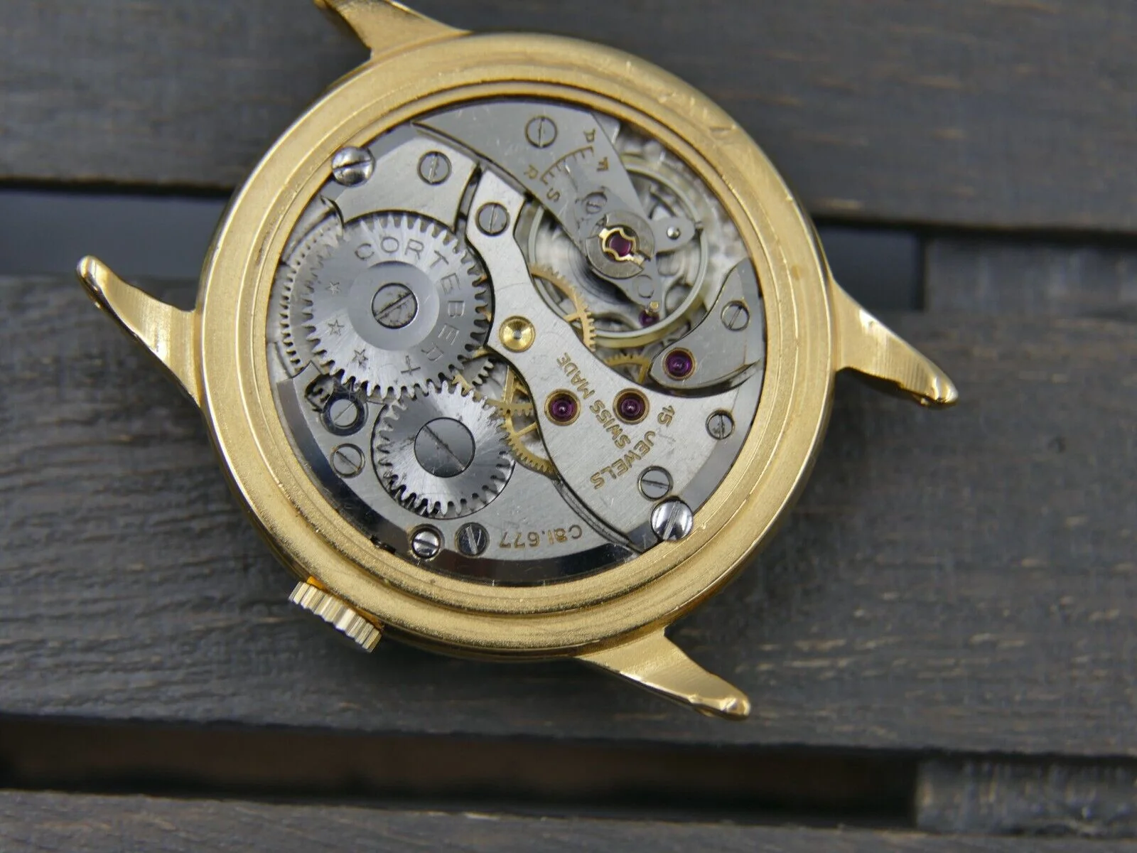 Cortébert 40's vintage watch ref. manual wind cal. 677 serviced – Ref. 8435, used – 9/19