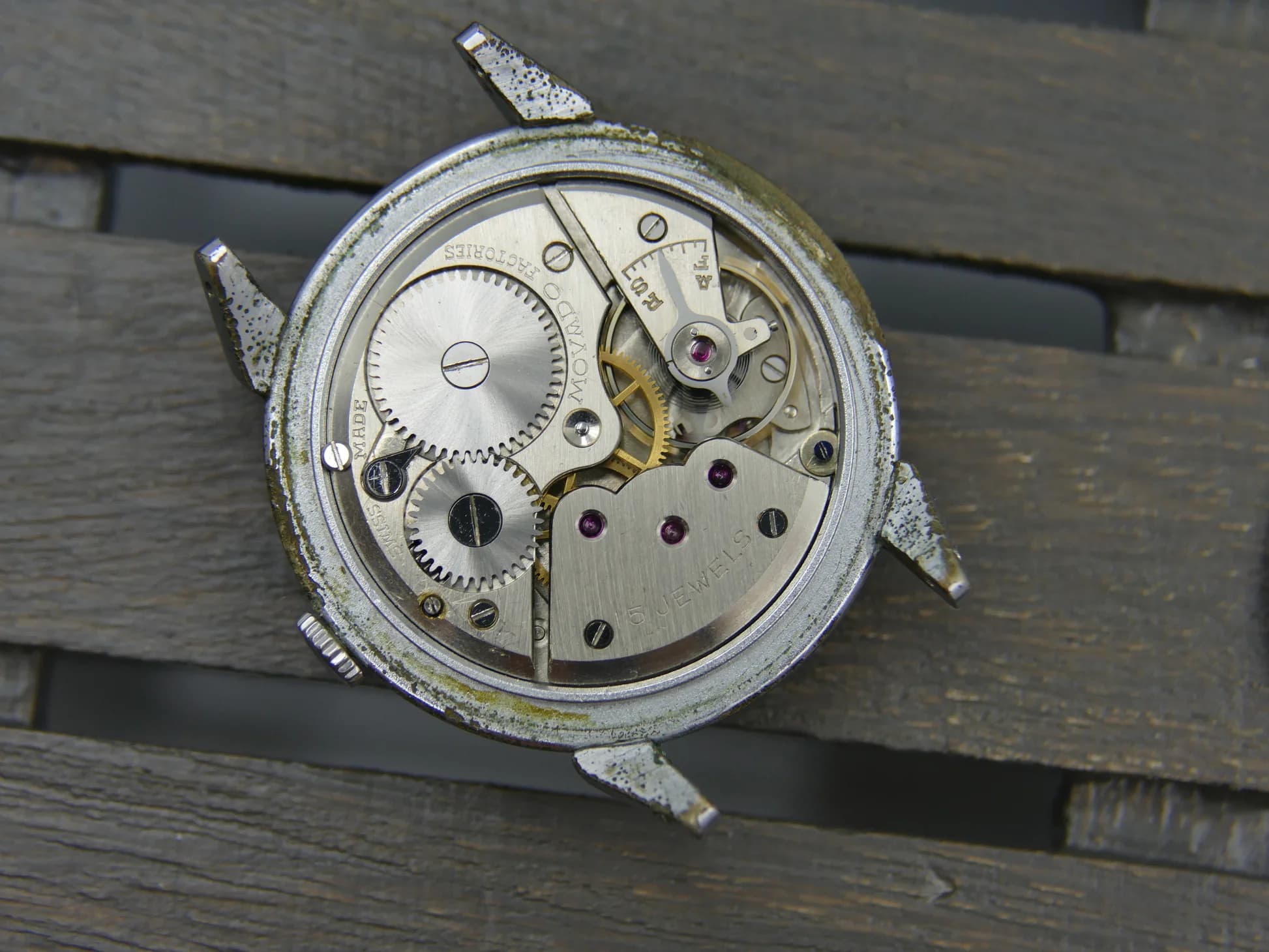 Movado Pre Solidograf – Ref. 38113, Gebraucht – Bild 2/24