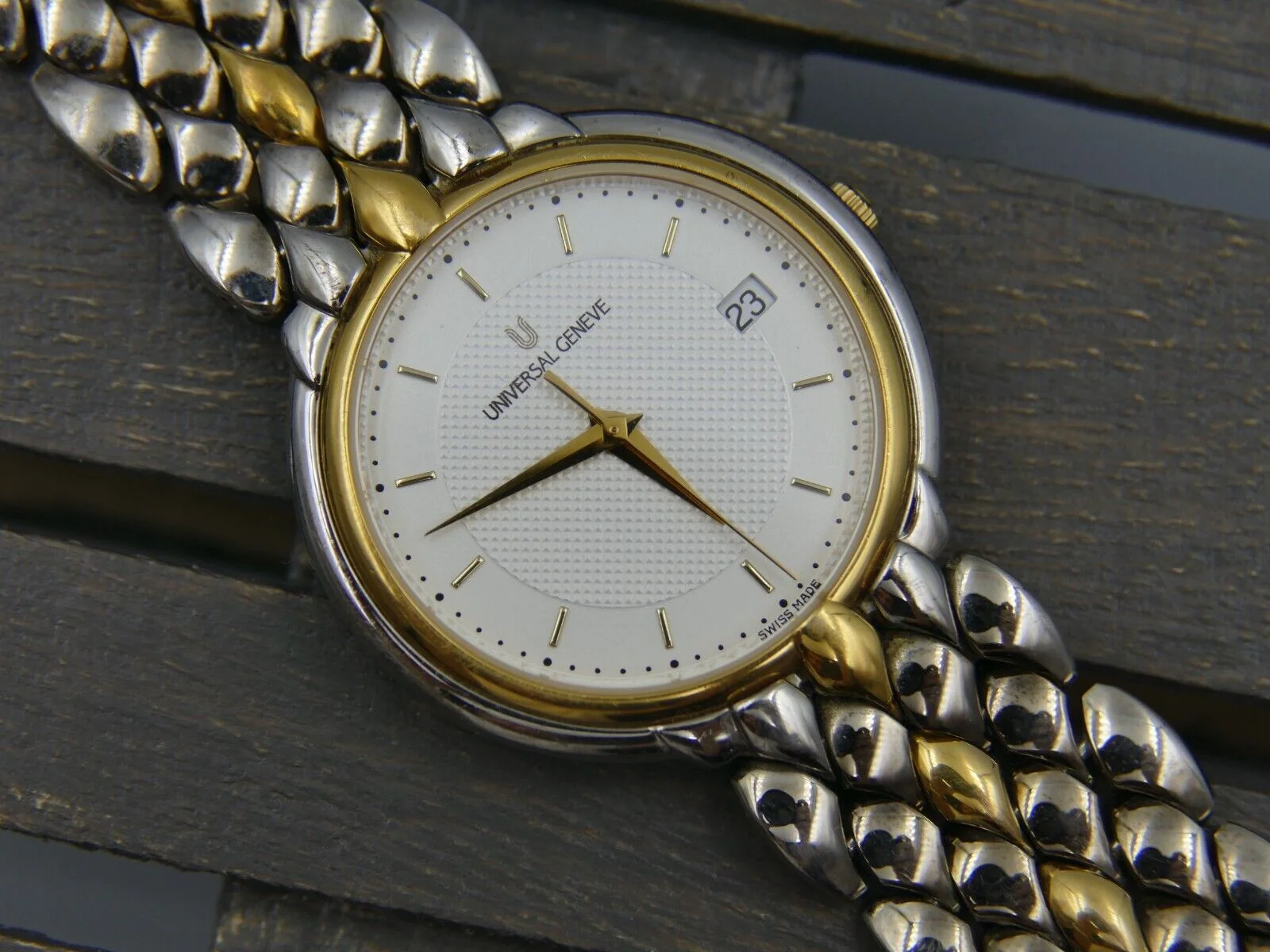 Universal Geneve 80's vintage watch mens universal geneve – Ref. 650.100, Gut – 1/21