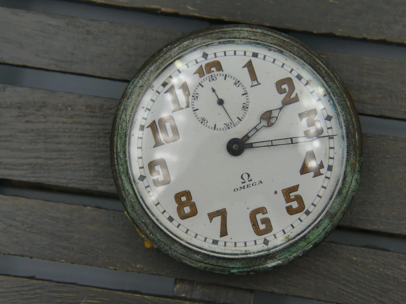 Omega dashboard clock – Gebraucht