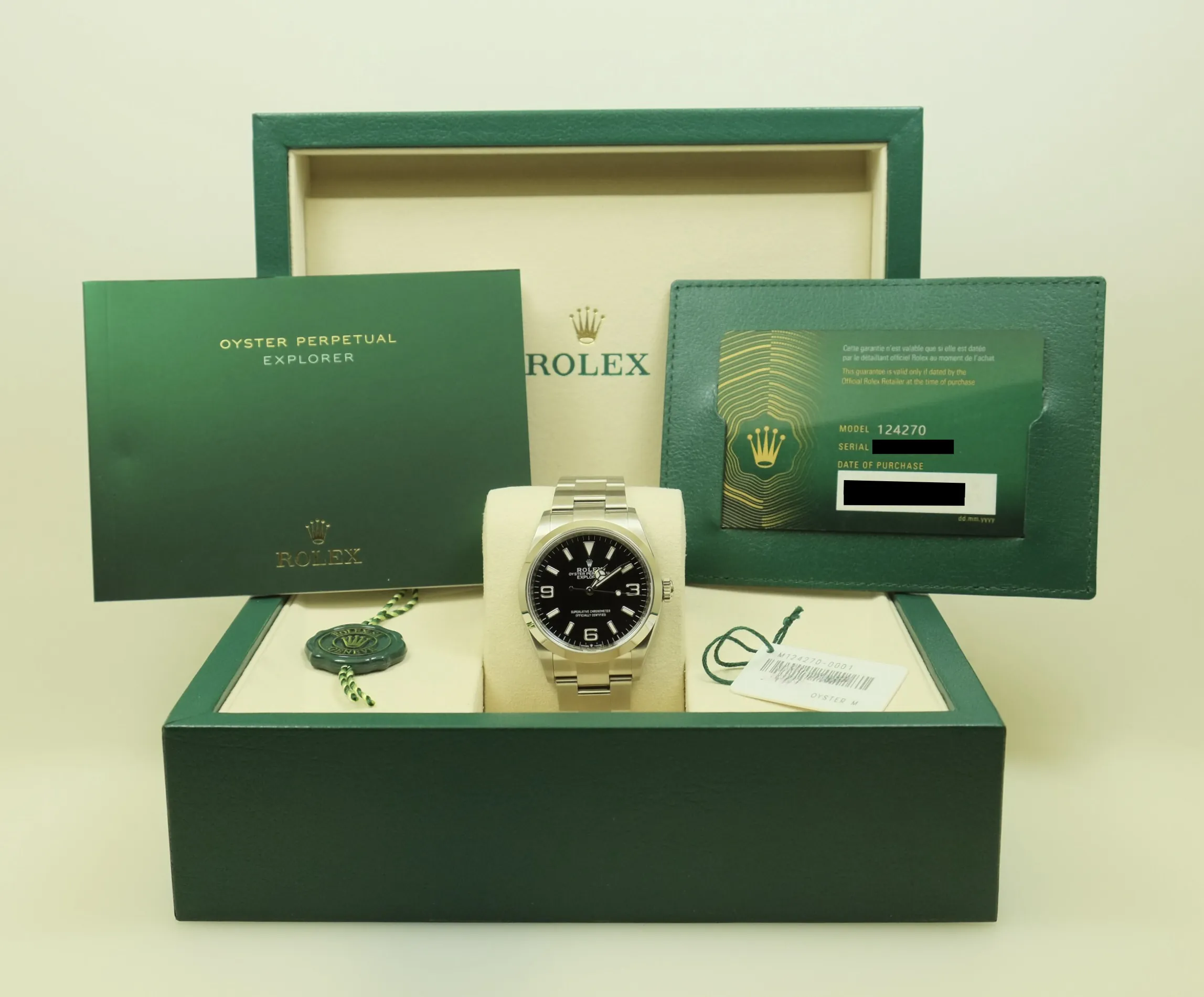 Rolex Explorer I – Ref. 124270, Neu – 4/6