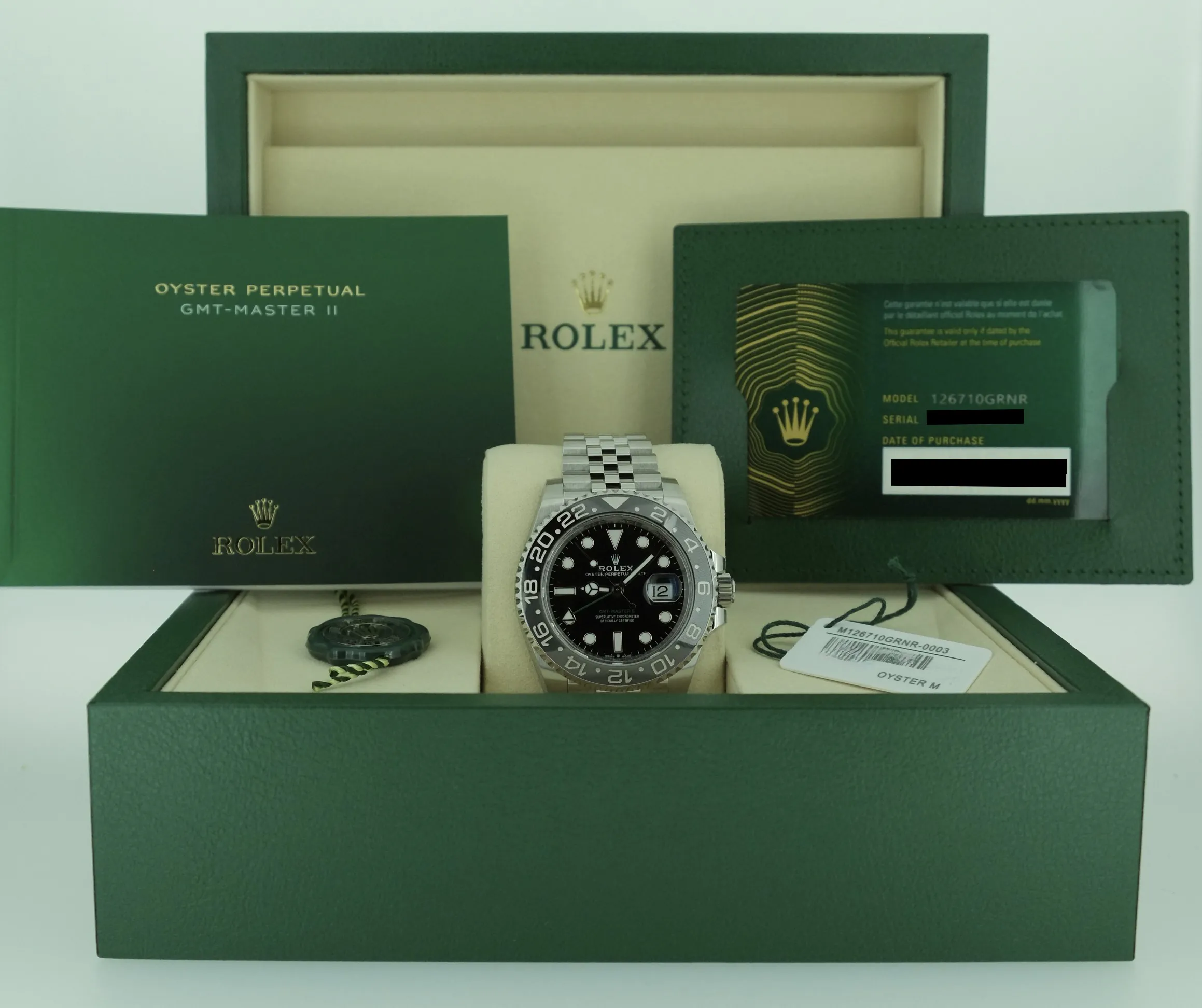 Rolex GMT-Master II – Ref. 126710GRNR, Neu – 5/6