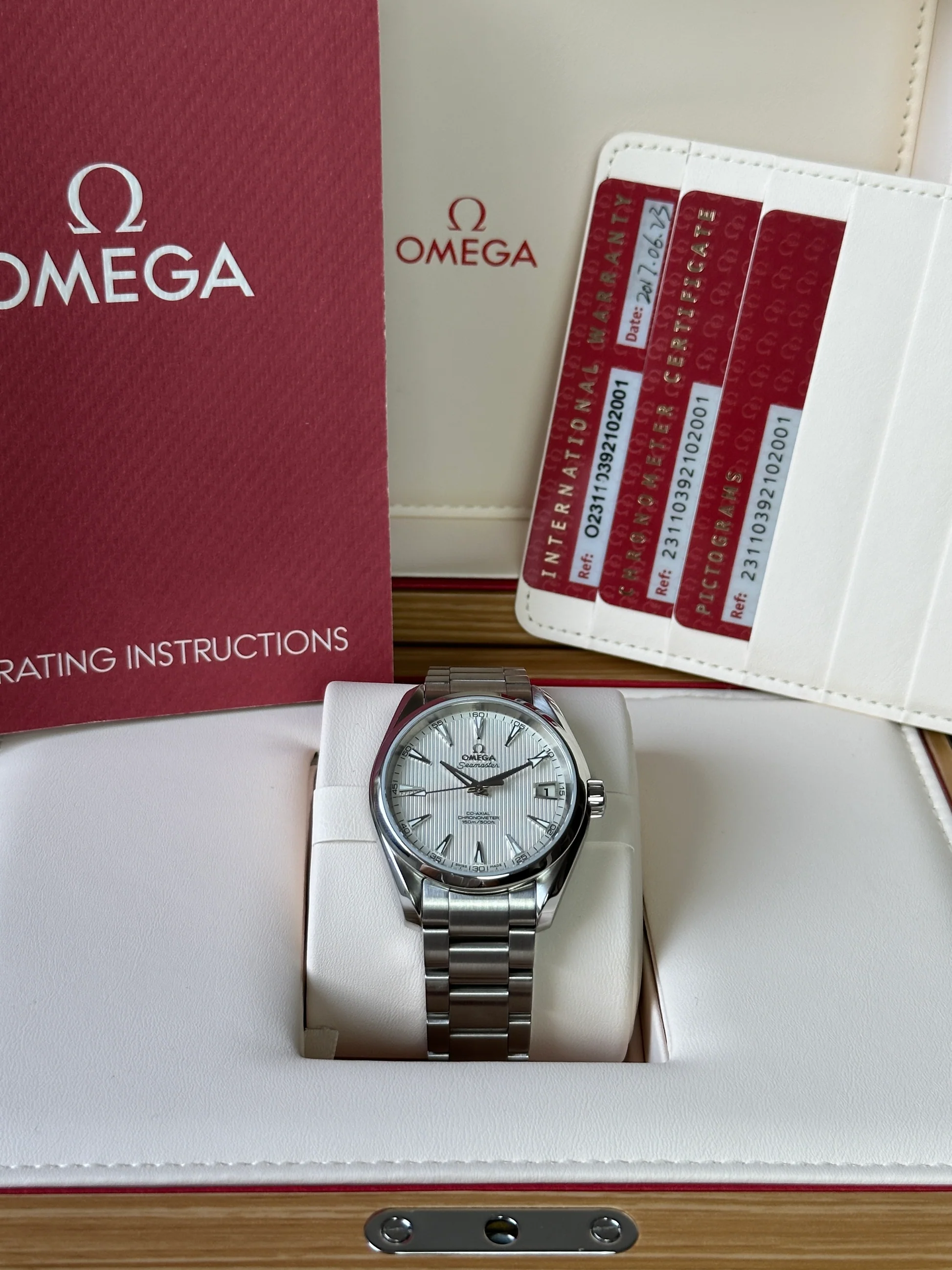 Omega Aqua Terra – Ref. 231.10.39.21.02.001, Sehr gut – 14/14