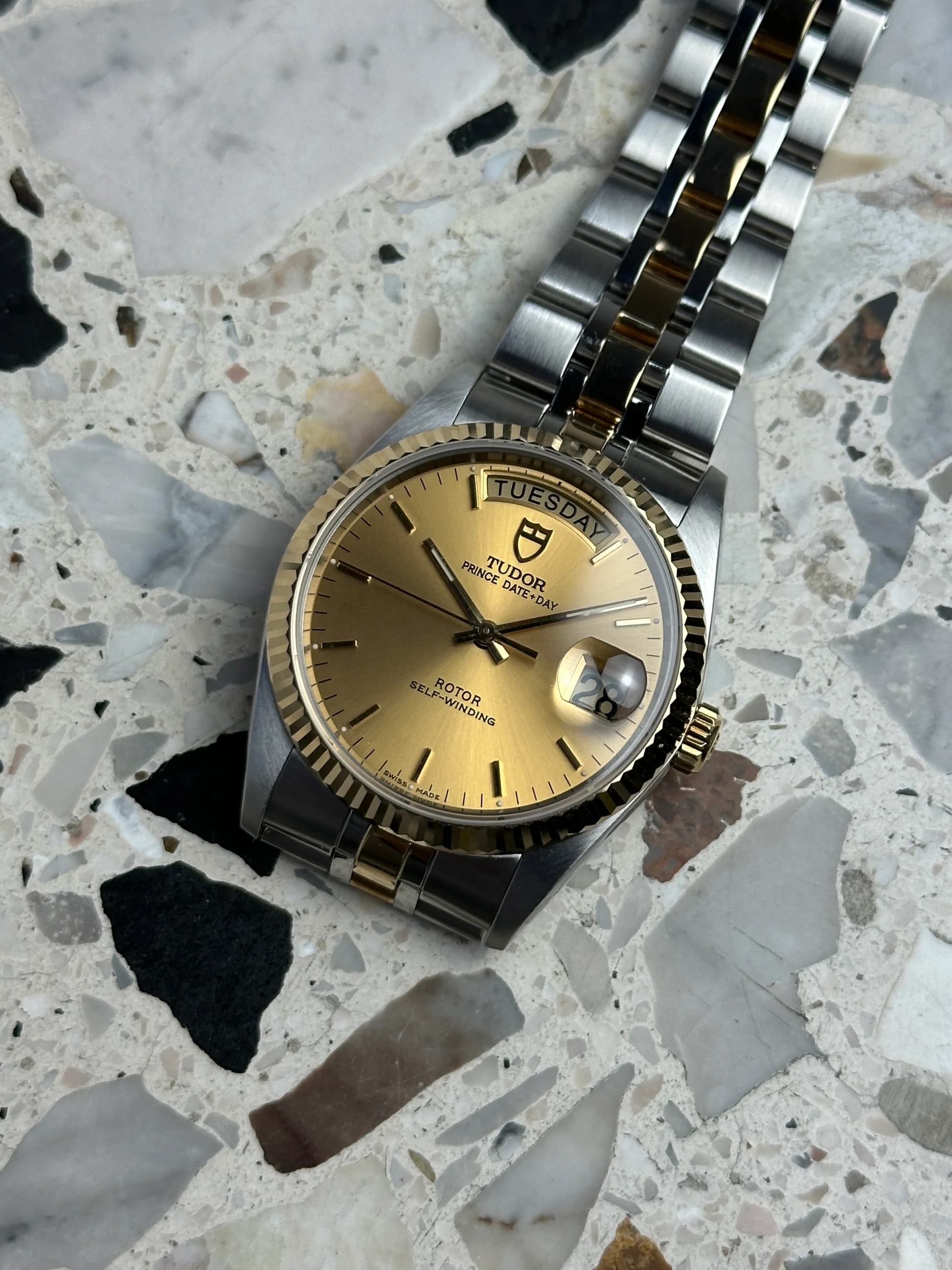 Tudor Prince Date Chronograph – Ref. 76213, Sehr gut – 12/14