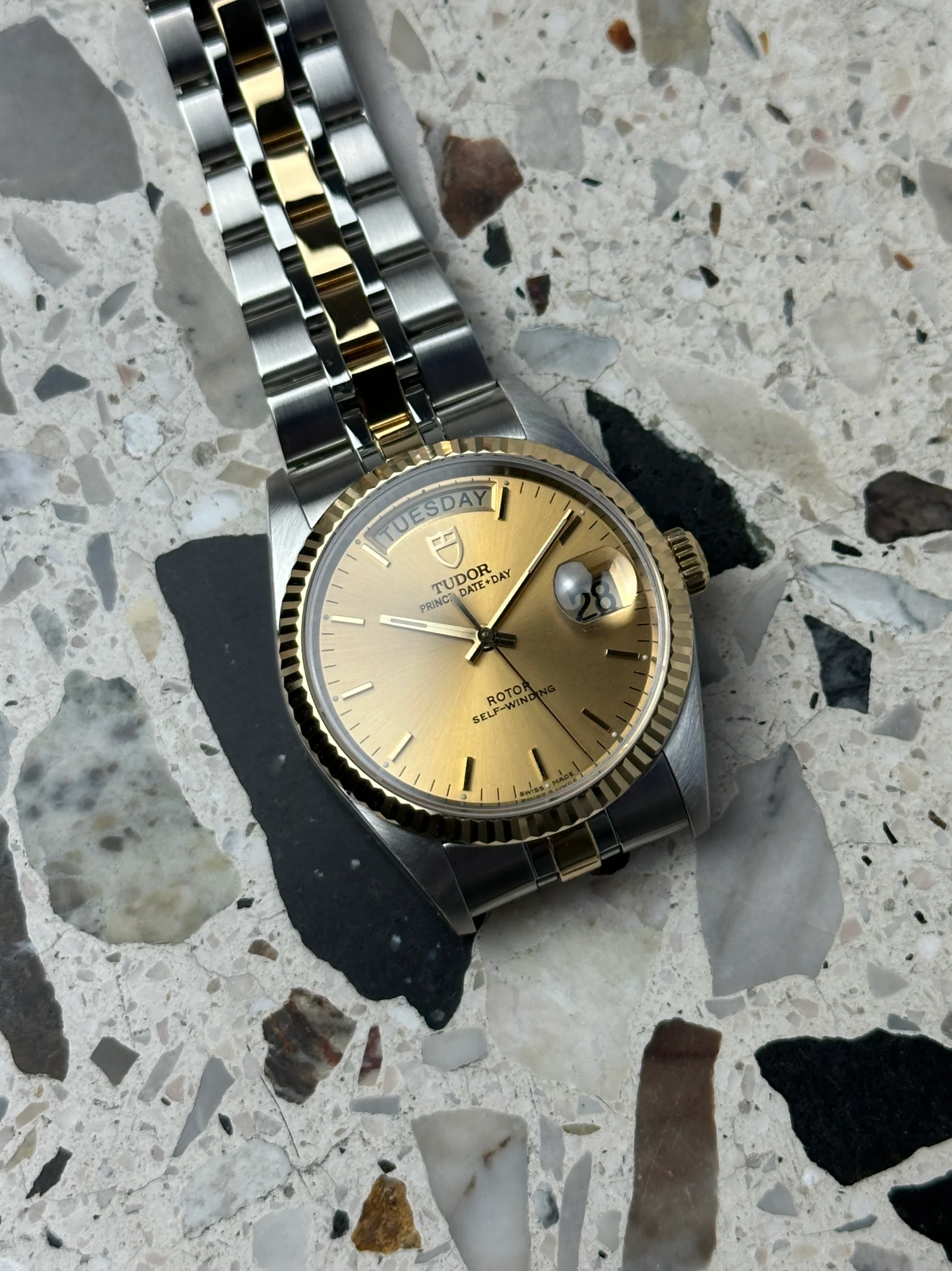 Tudor Prince Date Chronograph – Ref. 76213, Sehr gut – 10/14