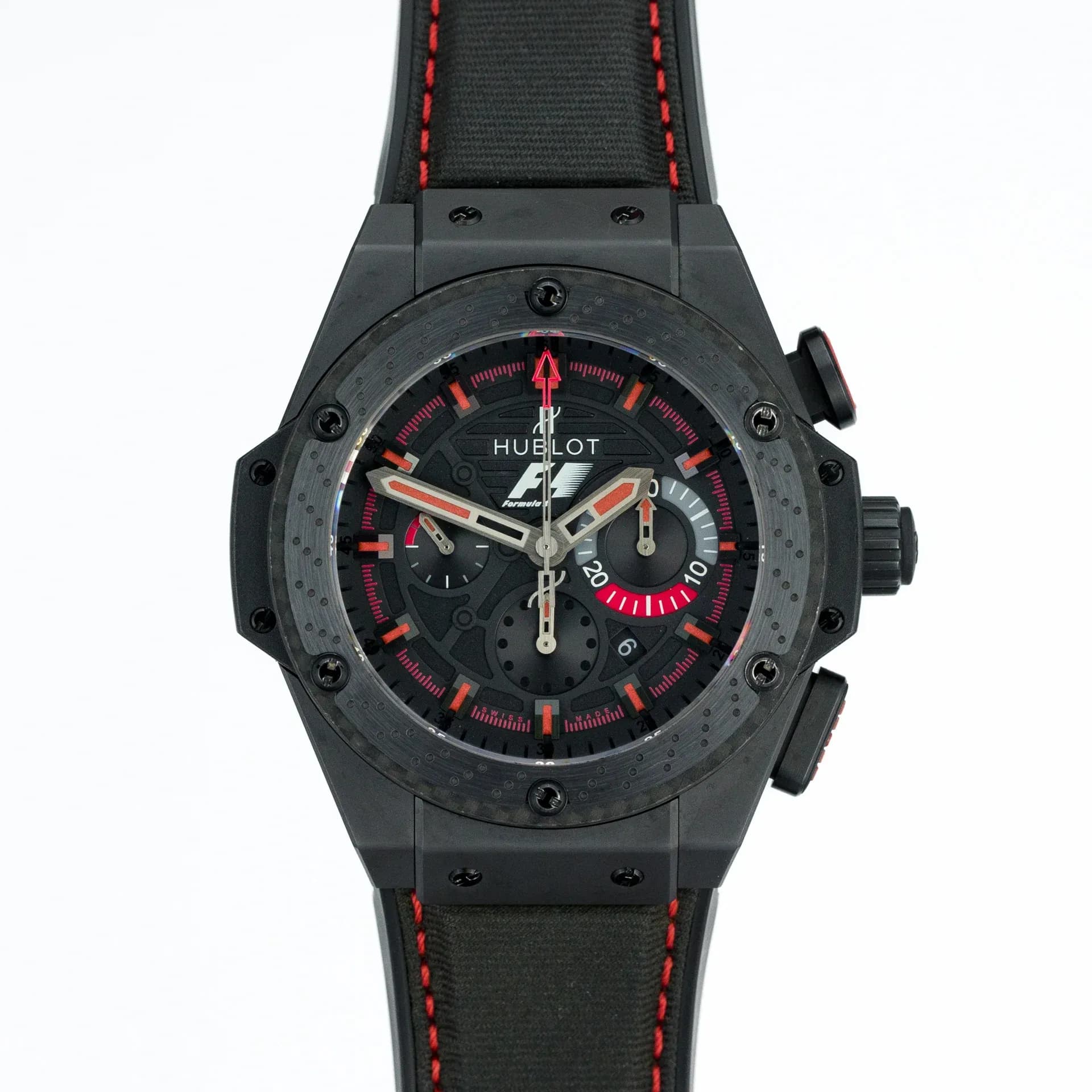 Hublot King Power – Ref. 703.CI.1123.NR.FM010, Sehr gut