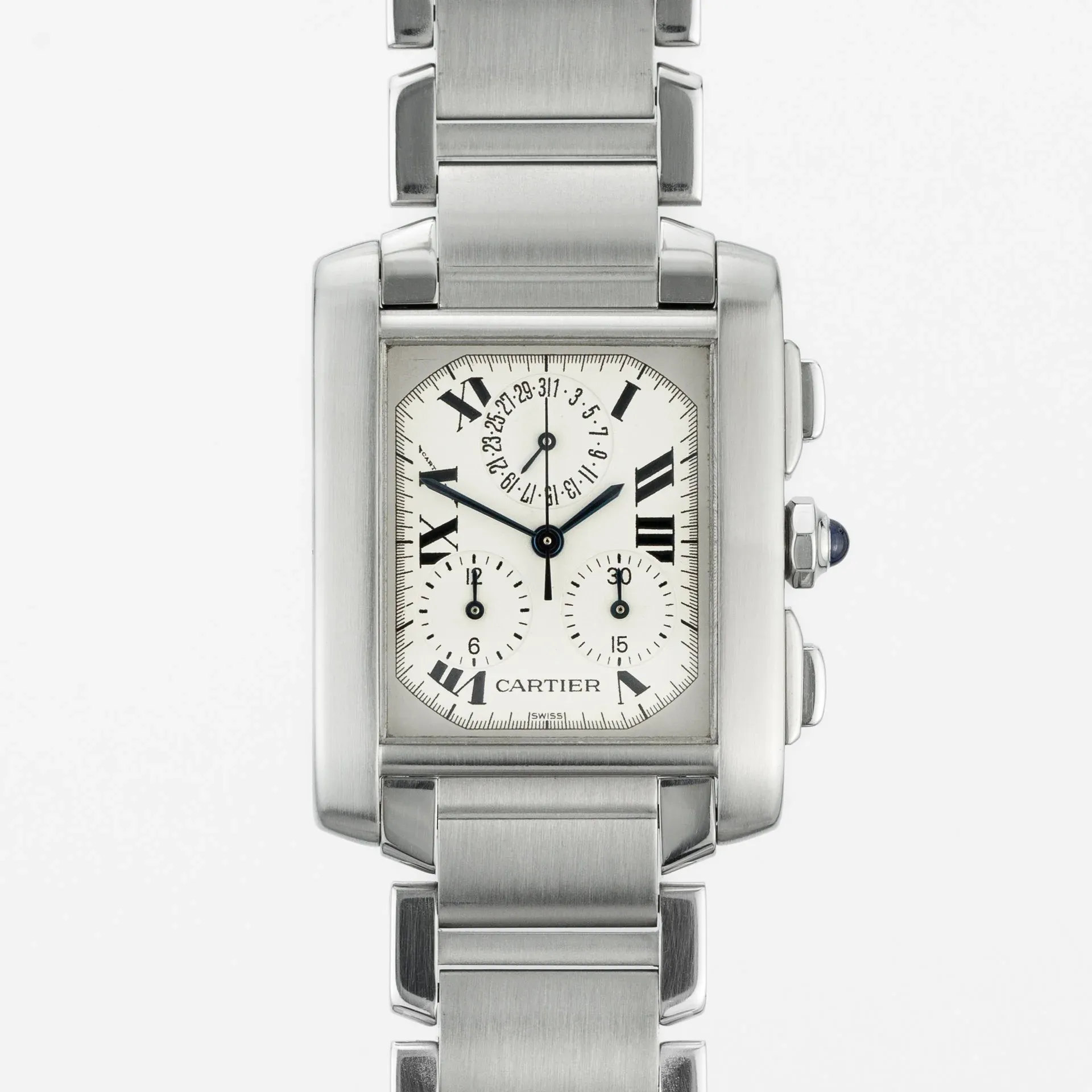 Cartier Tank Française – Ref. W51001Q3, Sehr gut