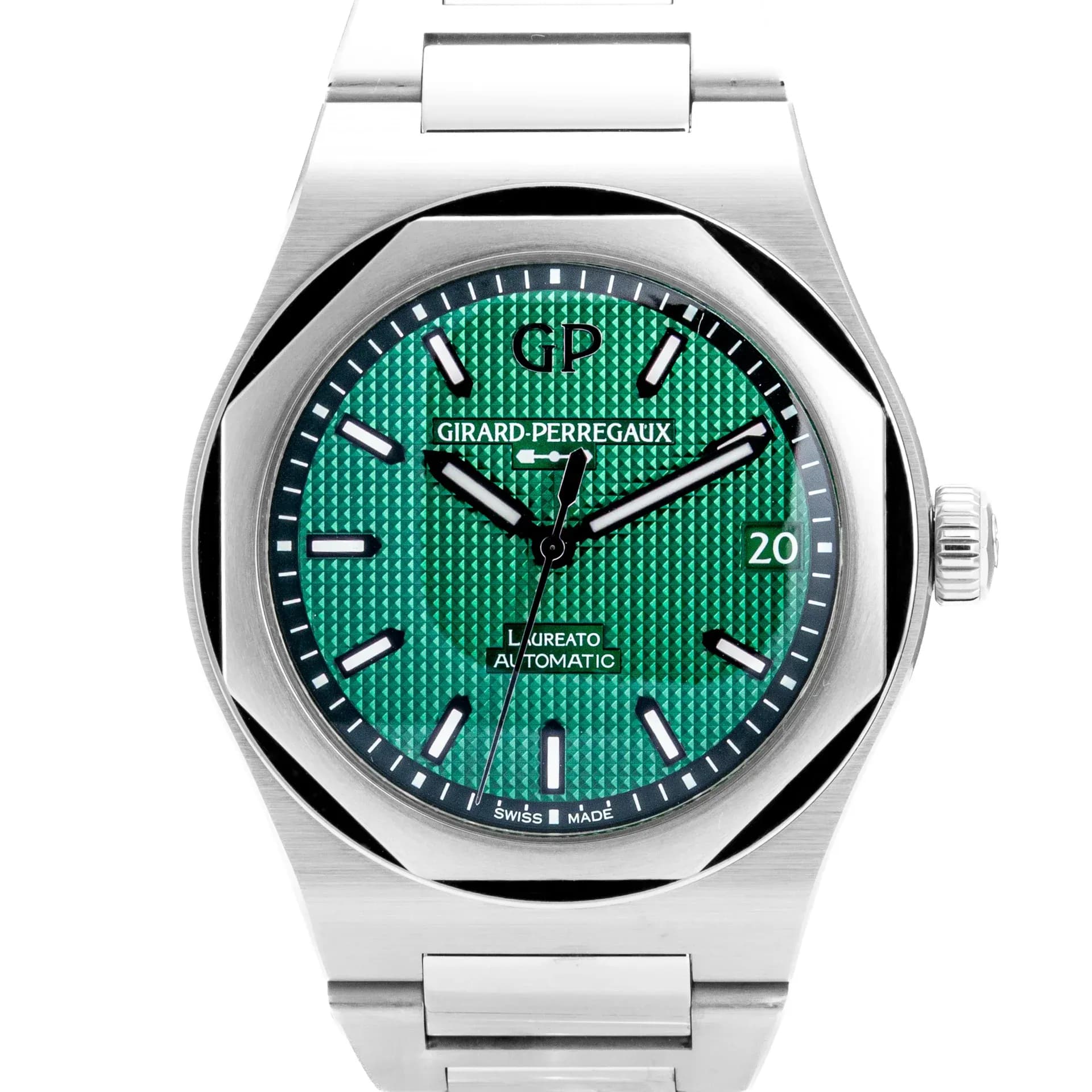 Girard Perregaux Laureato – Ref. 81010-11-3153-1CM, Sehr gut