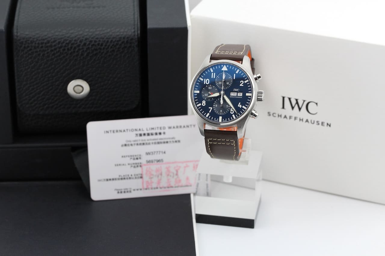 IWC Fliegerchronograph Ceramic Ref. 3705 – Ref. IW377714, Sehr gut – 2/13