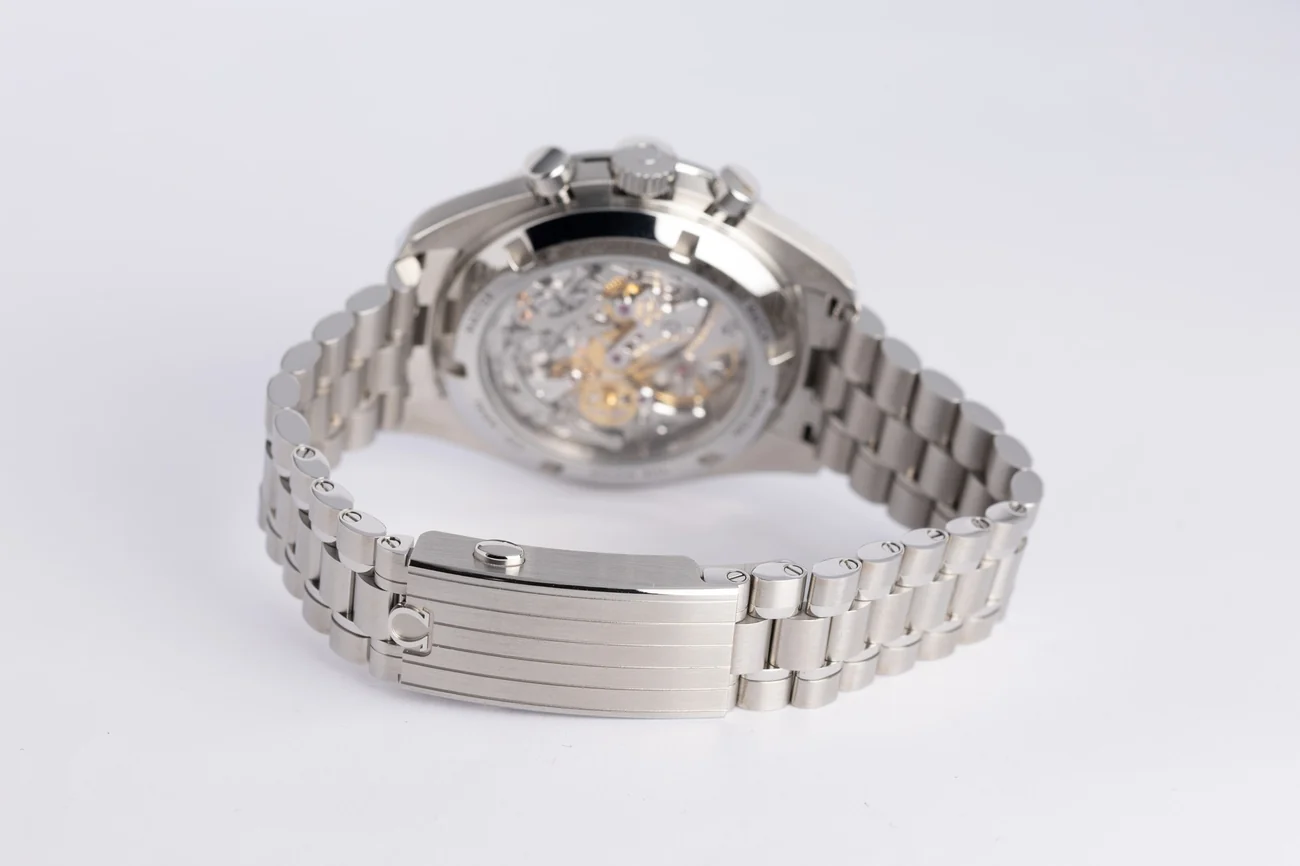 Omega Speedmaster Professional Moonwatch Hesalite – Ref. 31030425004001, Sehr gut – 10/11