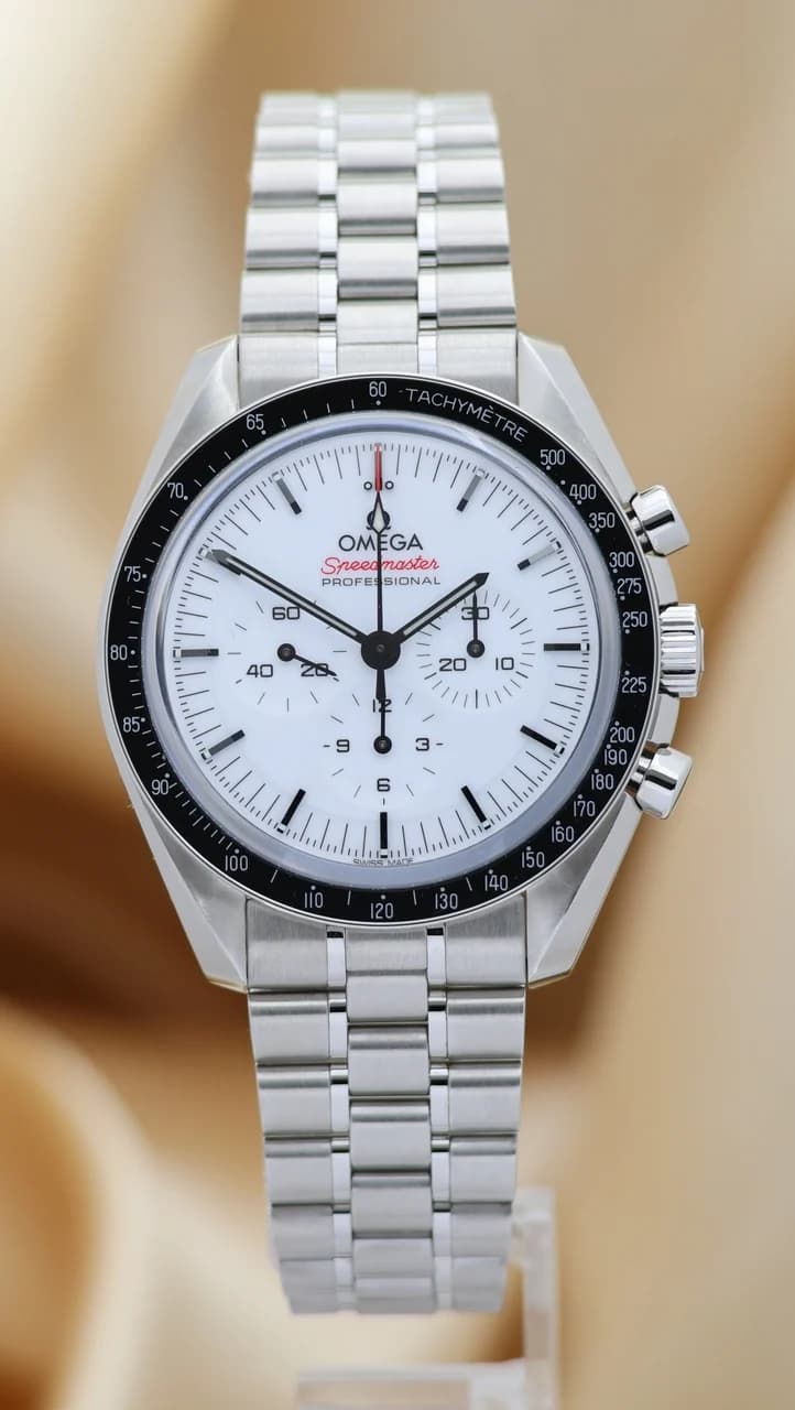 Omega Speedmaster Professional Moonwatch Hesalite – Ref. 31030425004001, Sehr gut – Bild 1/10