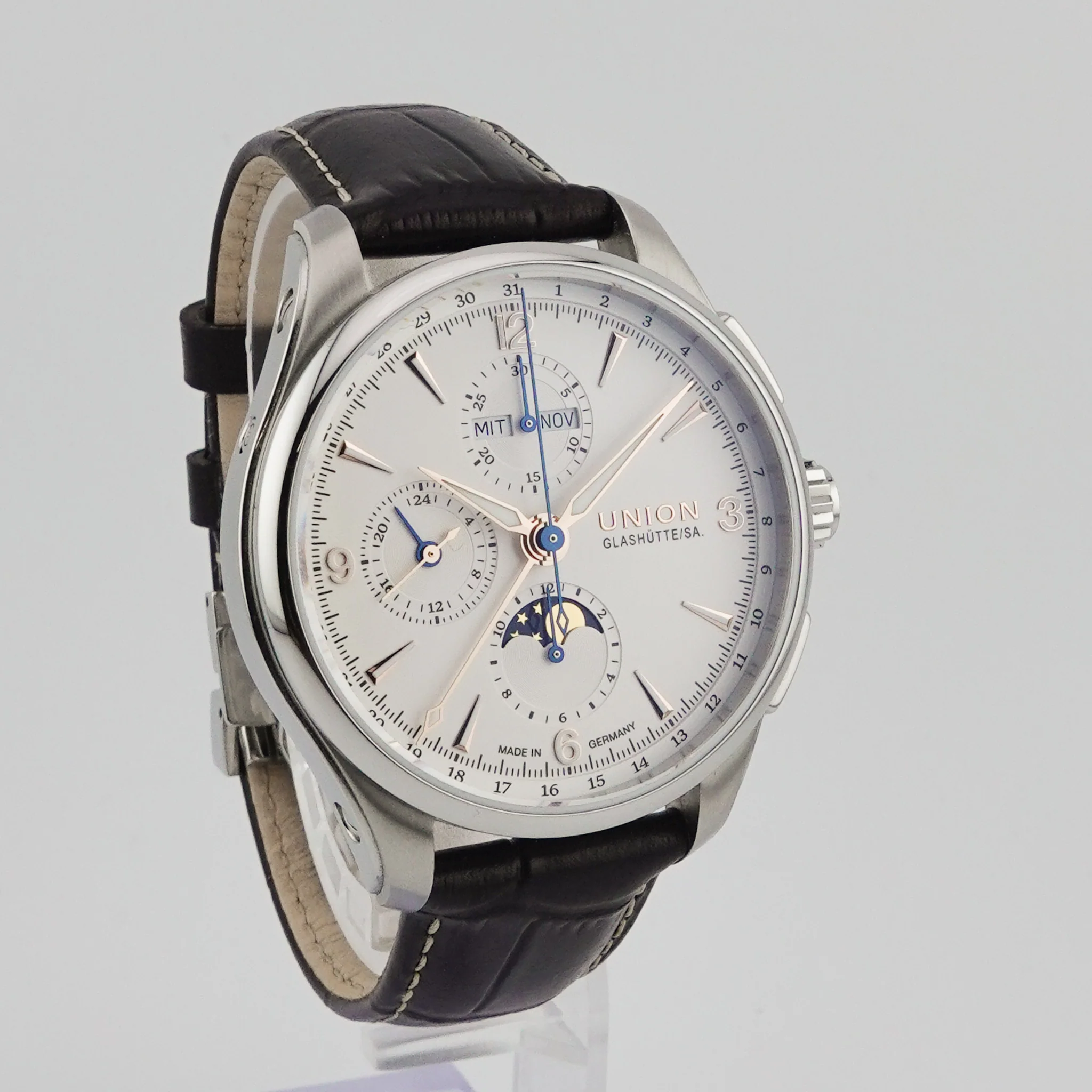 Union Glashütte Belisar Pilot – Ref. D014.425.16.017.01, Wie neu – 4/6