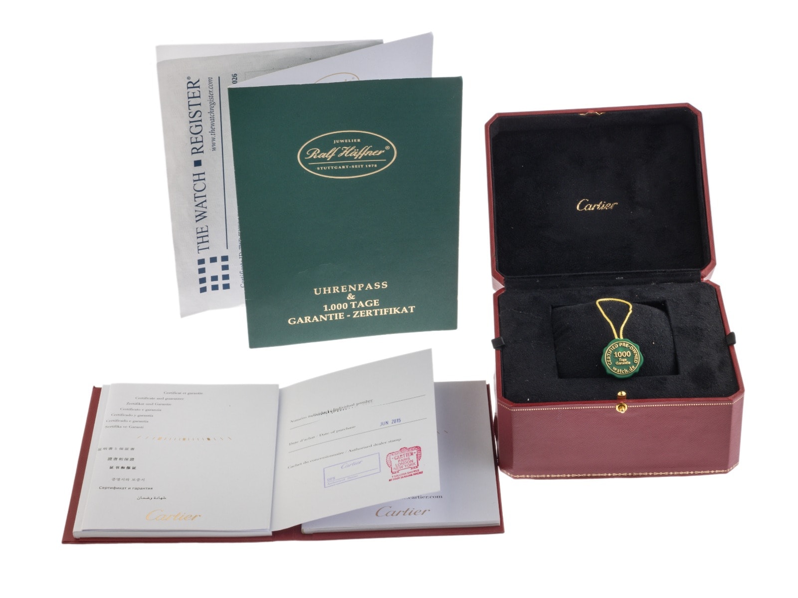 Cartier Santos de Cartier – Ref. 2878, like new – 2/7