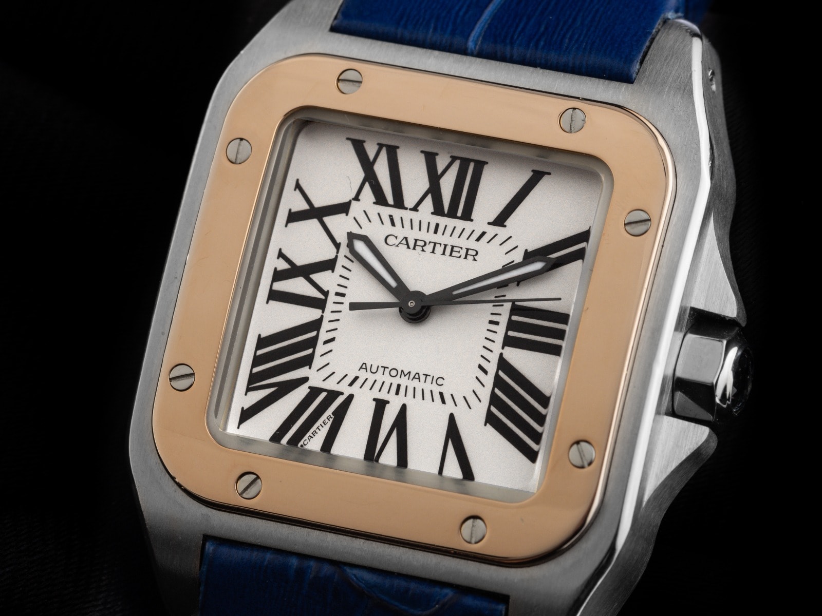 Cartier Santos de Cartier – Ref. 2878, like new – 3/7