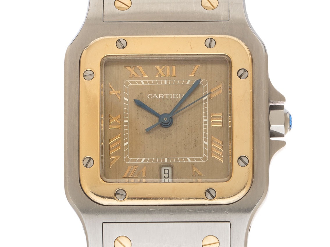 Cartier Santos de Cartier – Ref. 187901, good – 1/9