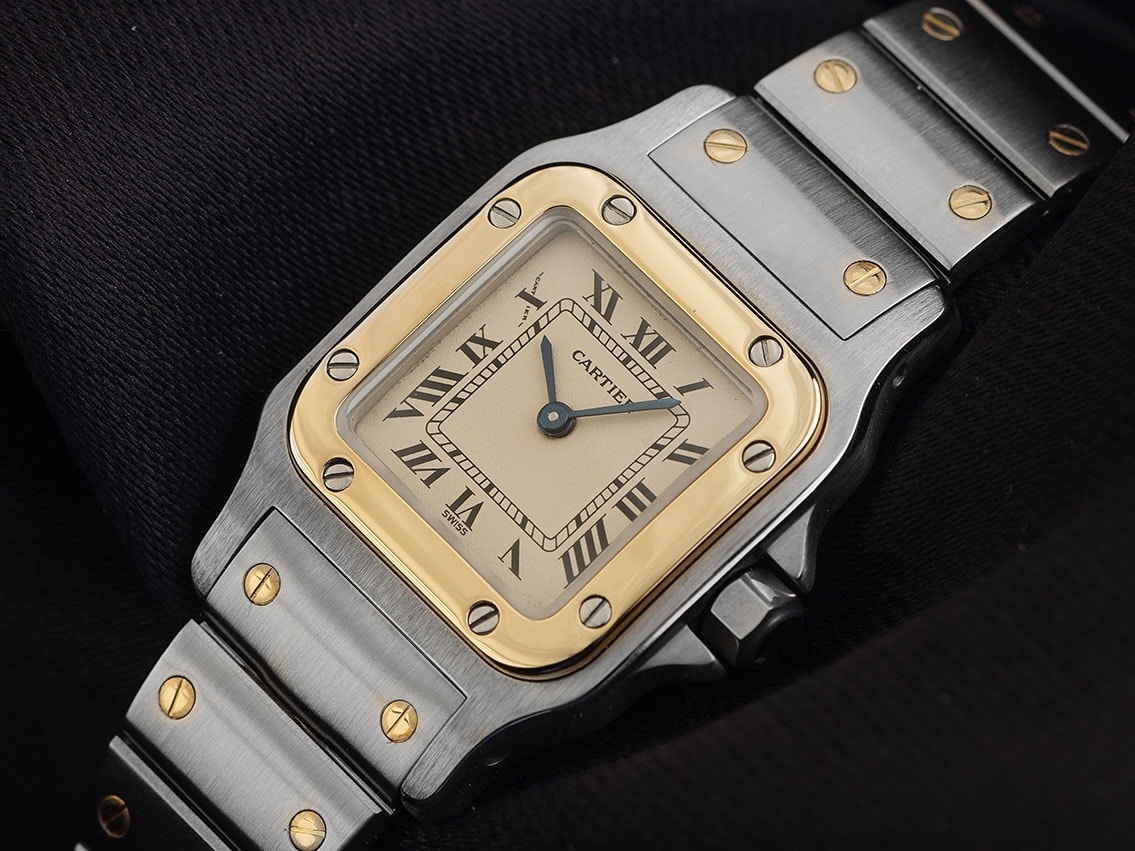 Cartier Santos de Cartier – Ref. 1057930, very good – 3/8