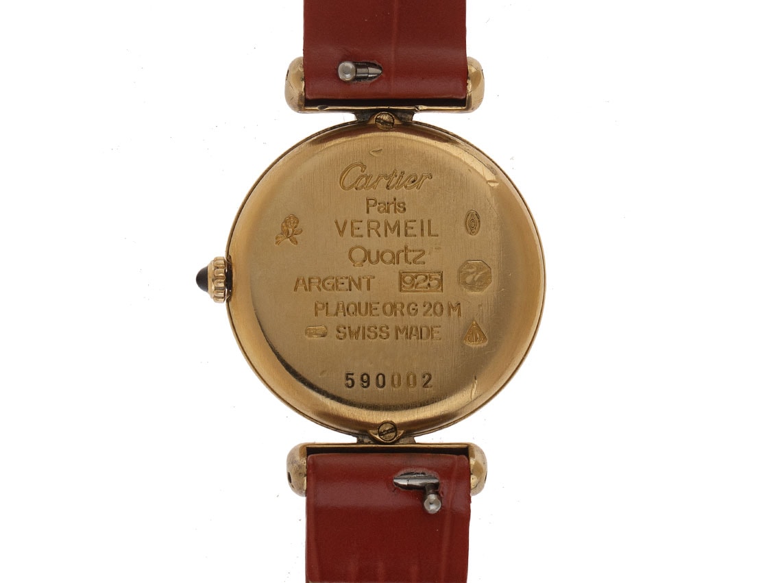Cartier Vermeil – Ref. 590002, Gut – 6/8
