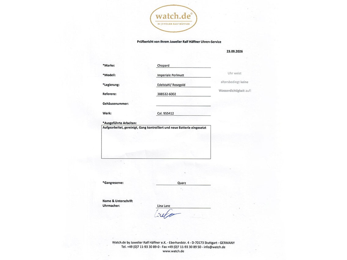 Chopard Imperiale – Ref. 388532-6002, Sehr gut – 9/9
