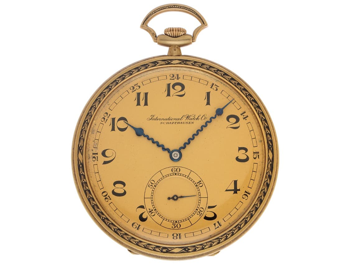 IWC Taschenuhr 123 – Gut