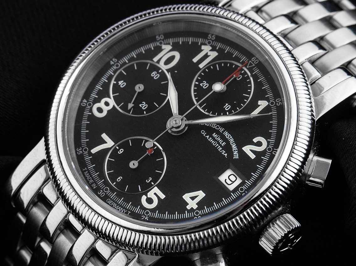 Mühle Glashütte Teutonia I Chronograph – Ref. M1-31-30, Gut – 3/8