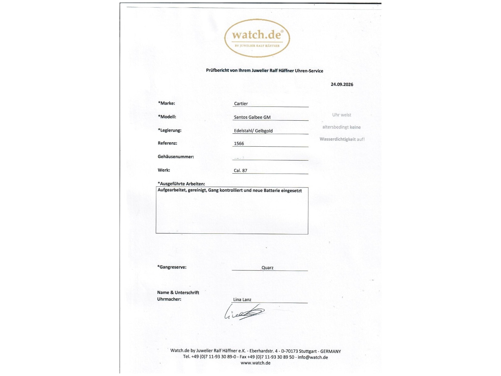 Rolex Cellini – Ref. 5116, Sehr gut – 10/10