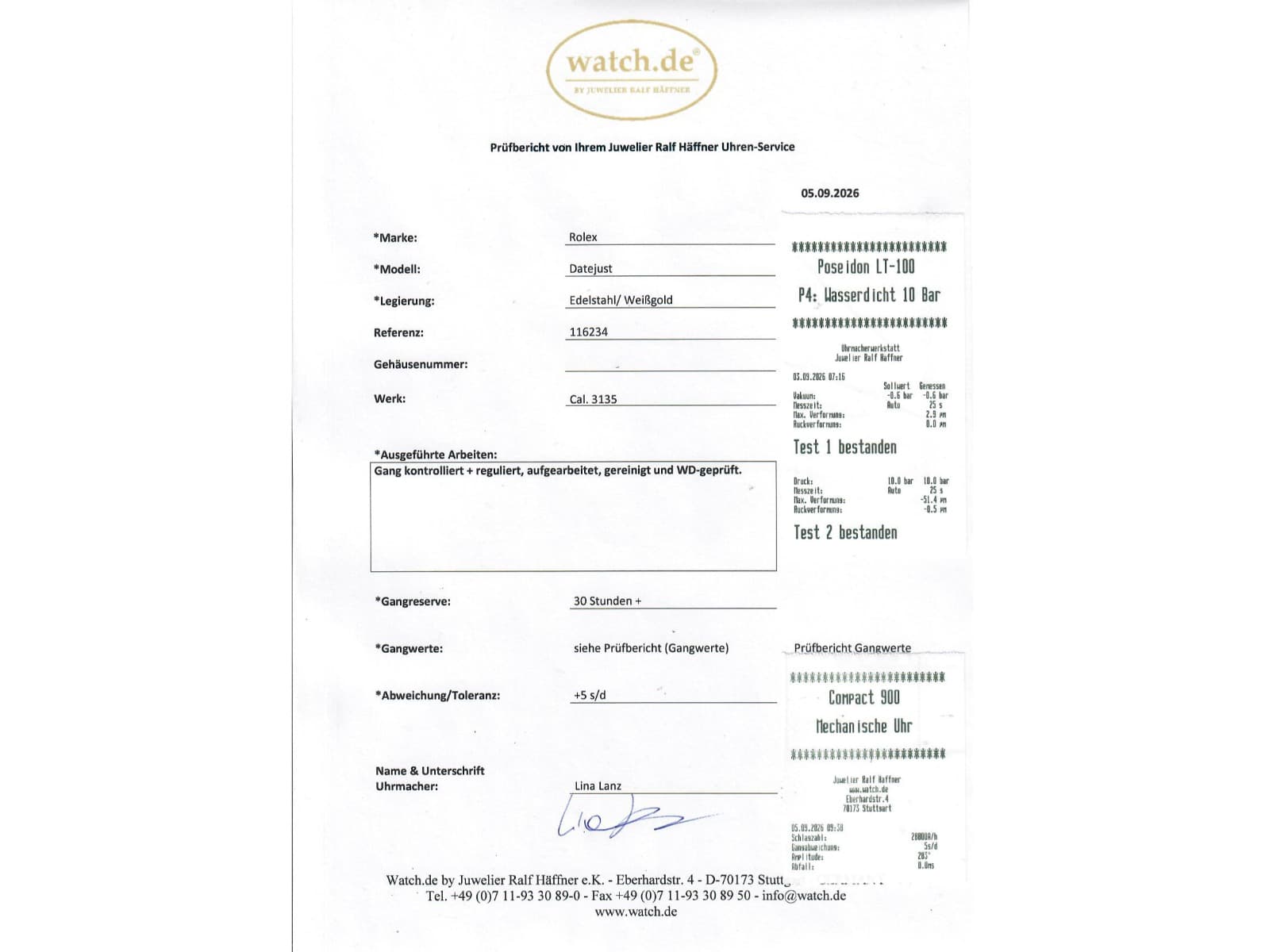 Rolex Datejust – Ref. 116234, Sehr gut – Bild 2/10