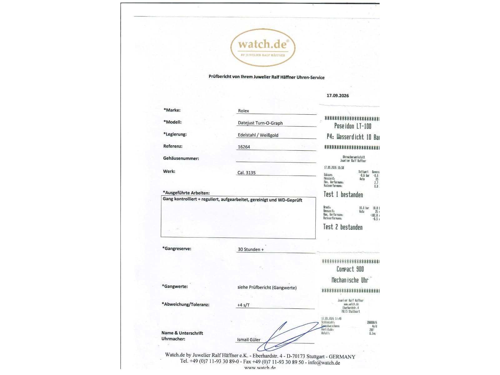 Rolex Datejust – Ref. 16264, Sehr gut – Bild 2/10