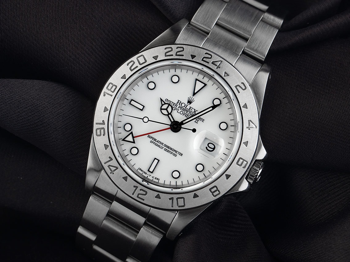 Rolex Explorer II – Ref. 16570, Sehr gut – 3/8