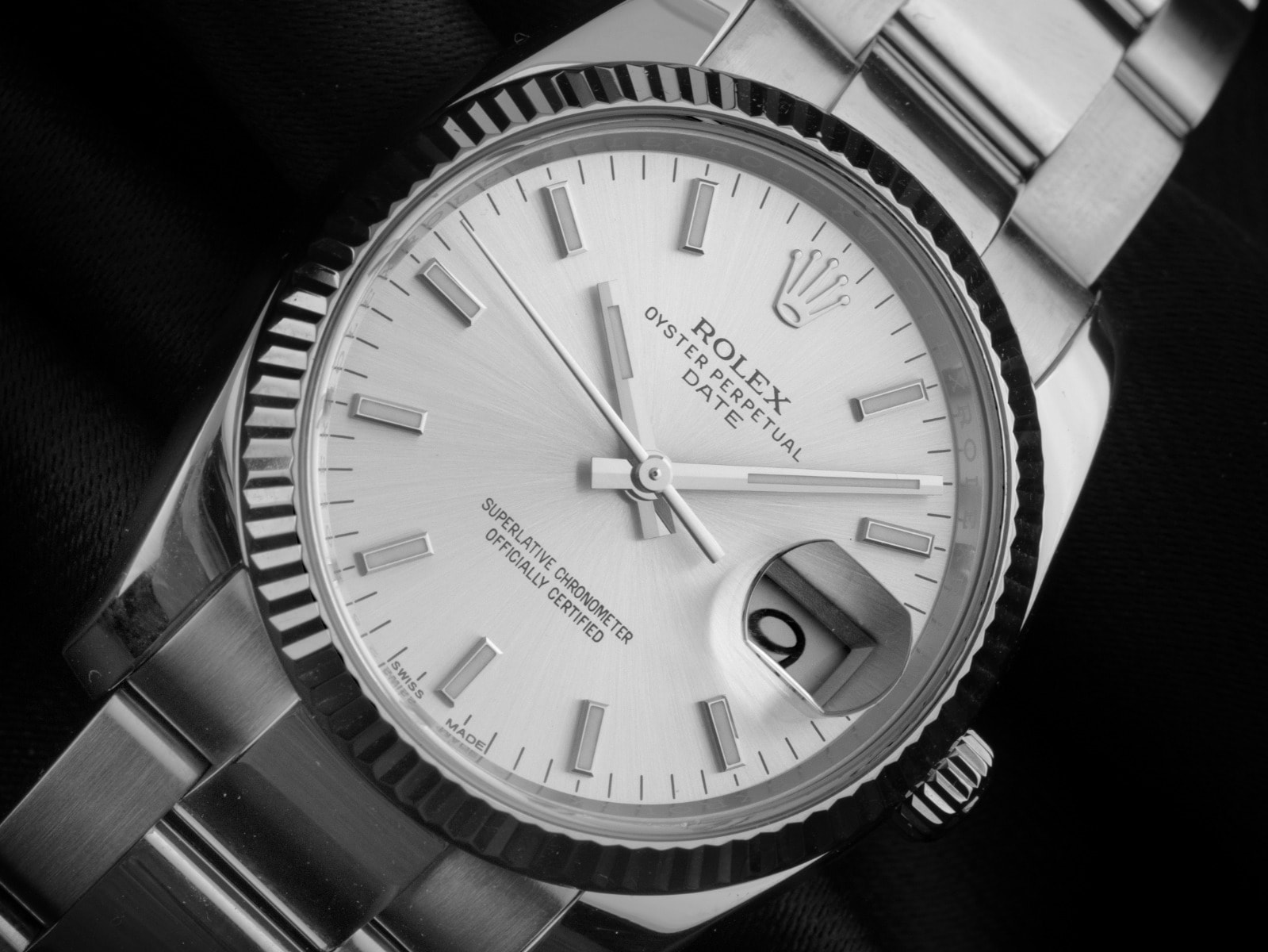 Rolex Oyster Perpetual – Ref. 115234, like new – 3/8