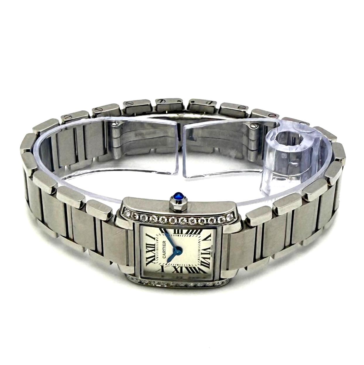 Cartier Tank Française – Ref. 3217, good – 2/5