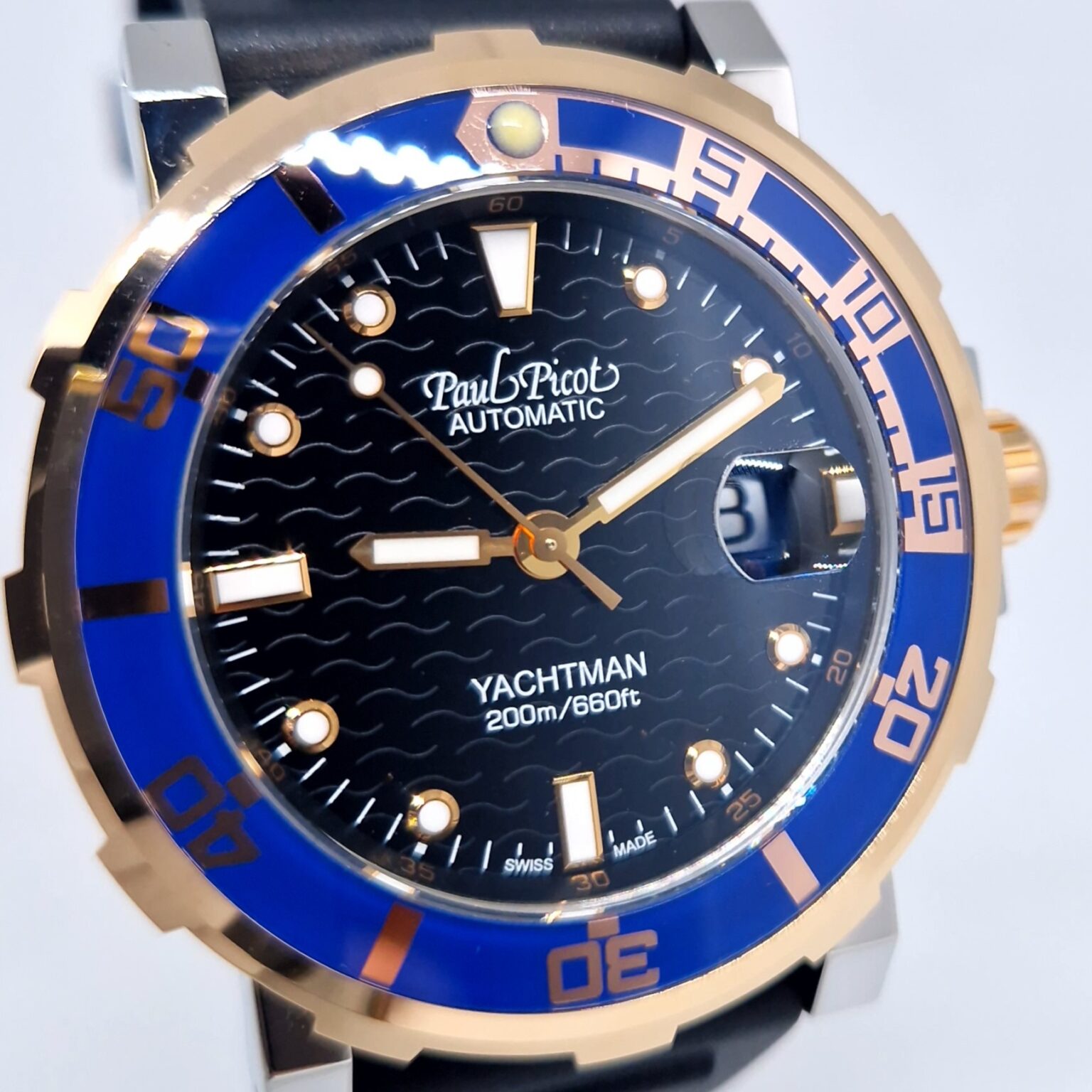 Paul Picot Yachtman – Ref. P1151.SRG.B.2604, New – 3/10