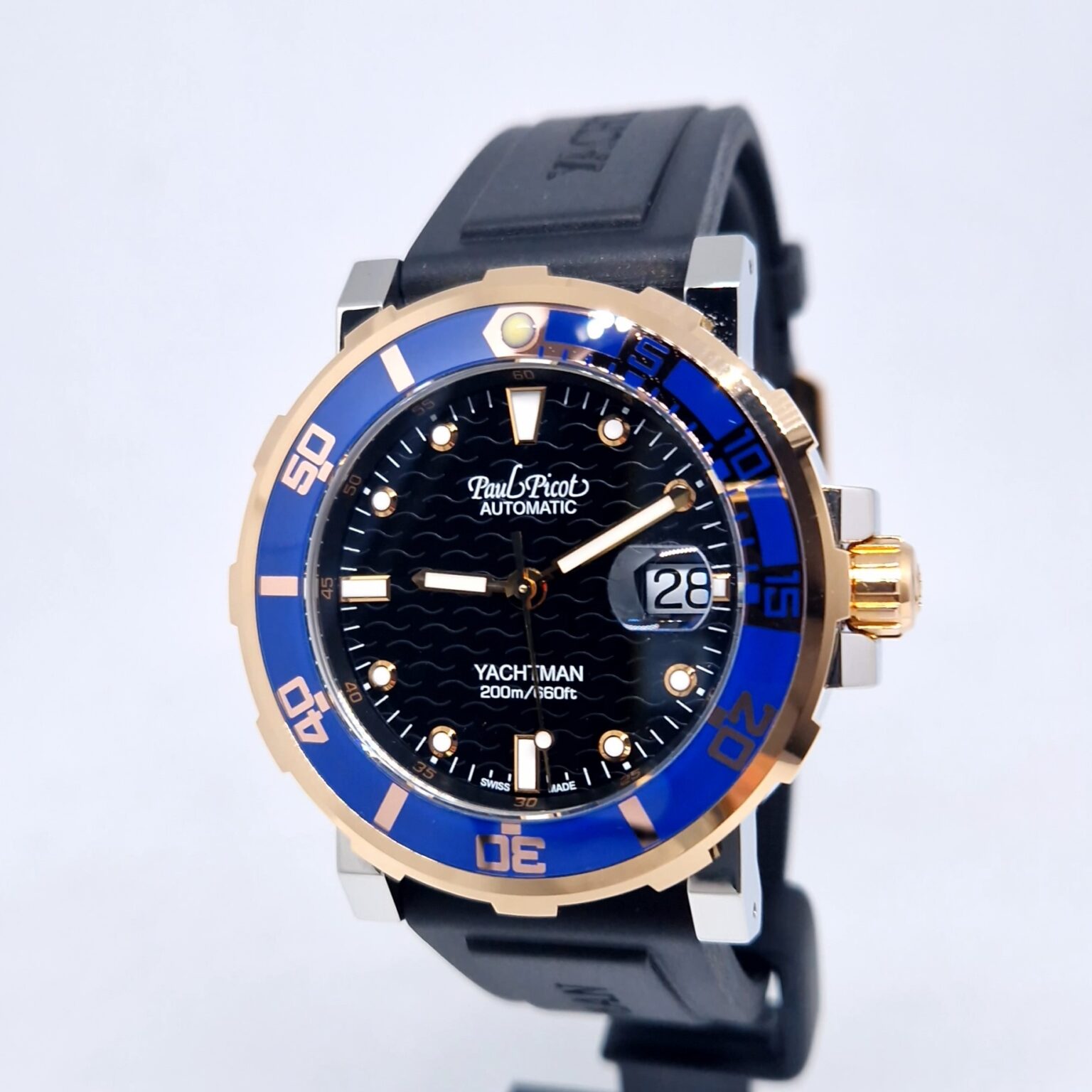 Paul Picot Yachtman – Ref. P1151.SRG.B.2604, New – 4/10