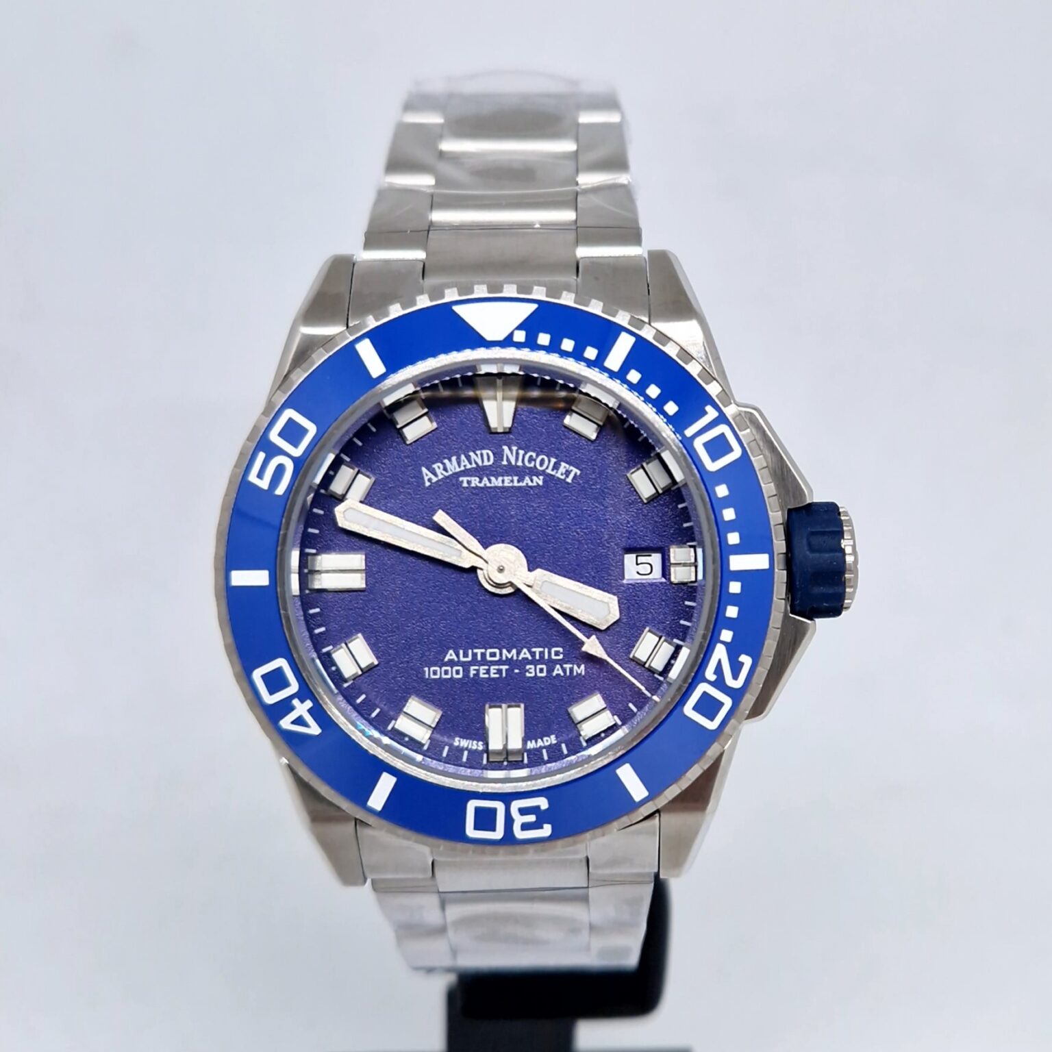 Armand Nicolet JS9 Automatic – Ref. A481AGU-BU-MA2481AA, New – 1/10