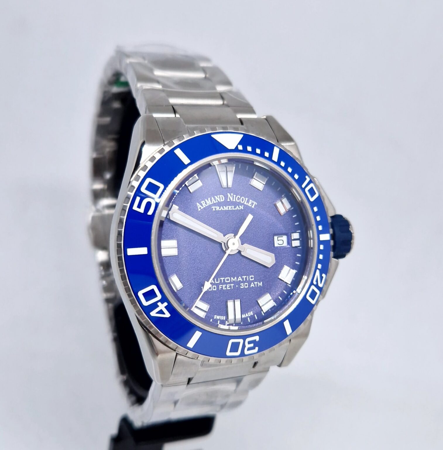 Armand Nicolet JS9 Automatic – Ref. A481AGU-BU-MA2481AA, New – 6/10