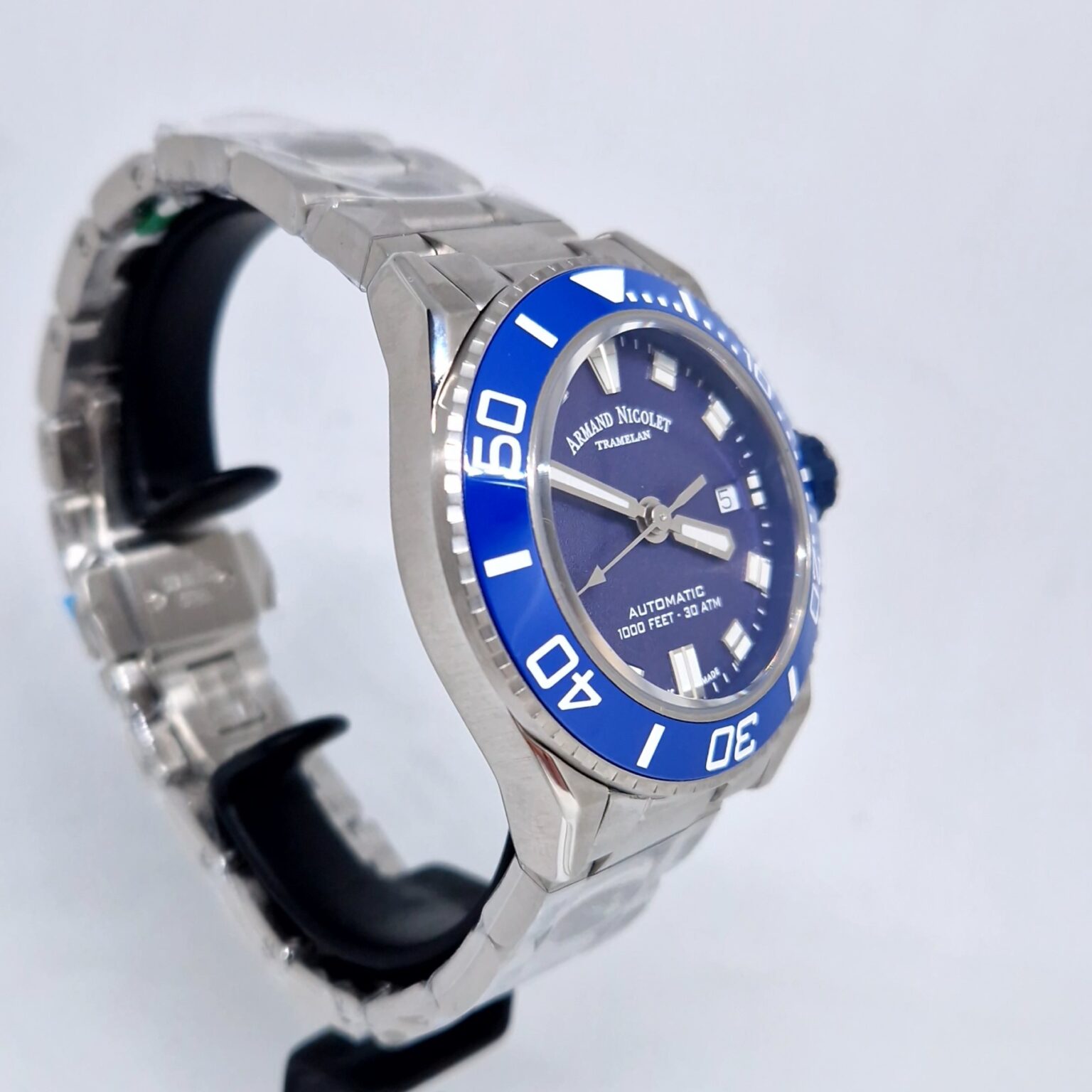Armand Nicolet JS9 Automatic – Ref. A481AGU-BU-MA2481AA, New – 7/10