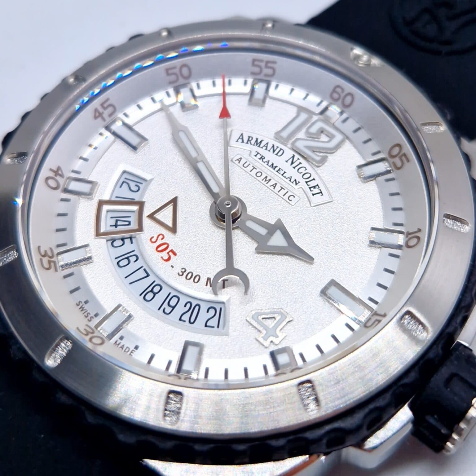 Armand Nicolet A713 – Ref. A713BGN-AG-GG4710N, Neu – Bild 2/10