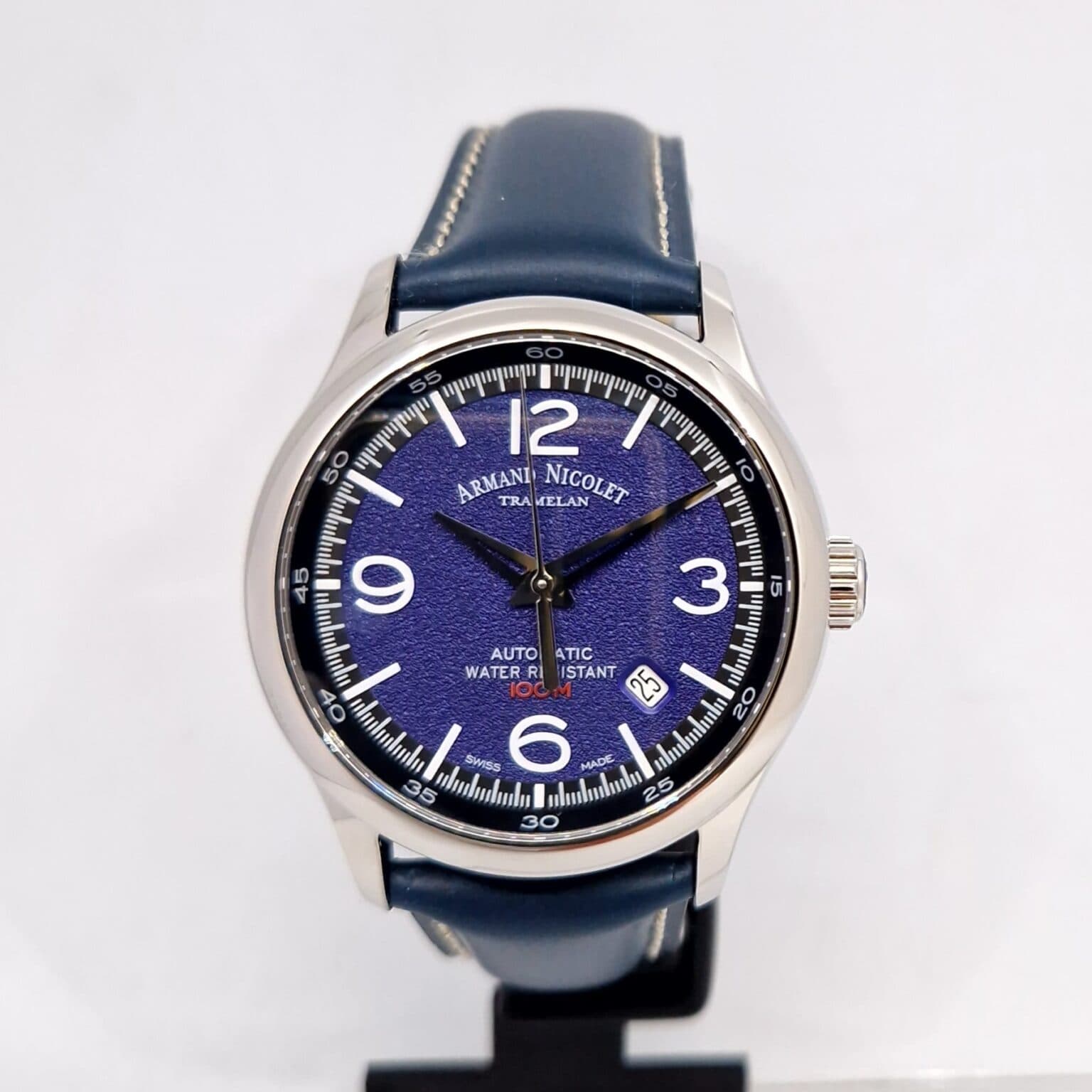 Armand Nicolet A840 – Ref. A840HAA-BU-P140BU2, Neu – Bild 1/9