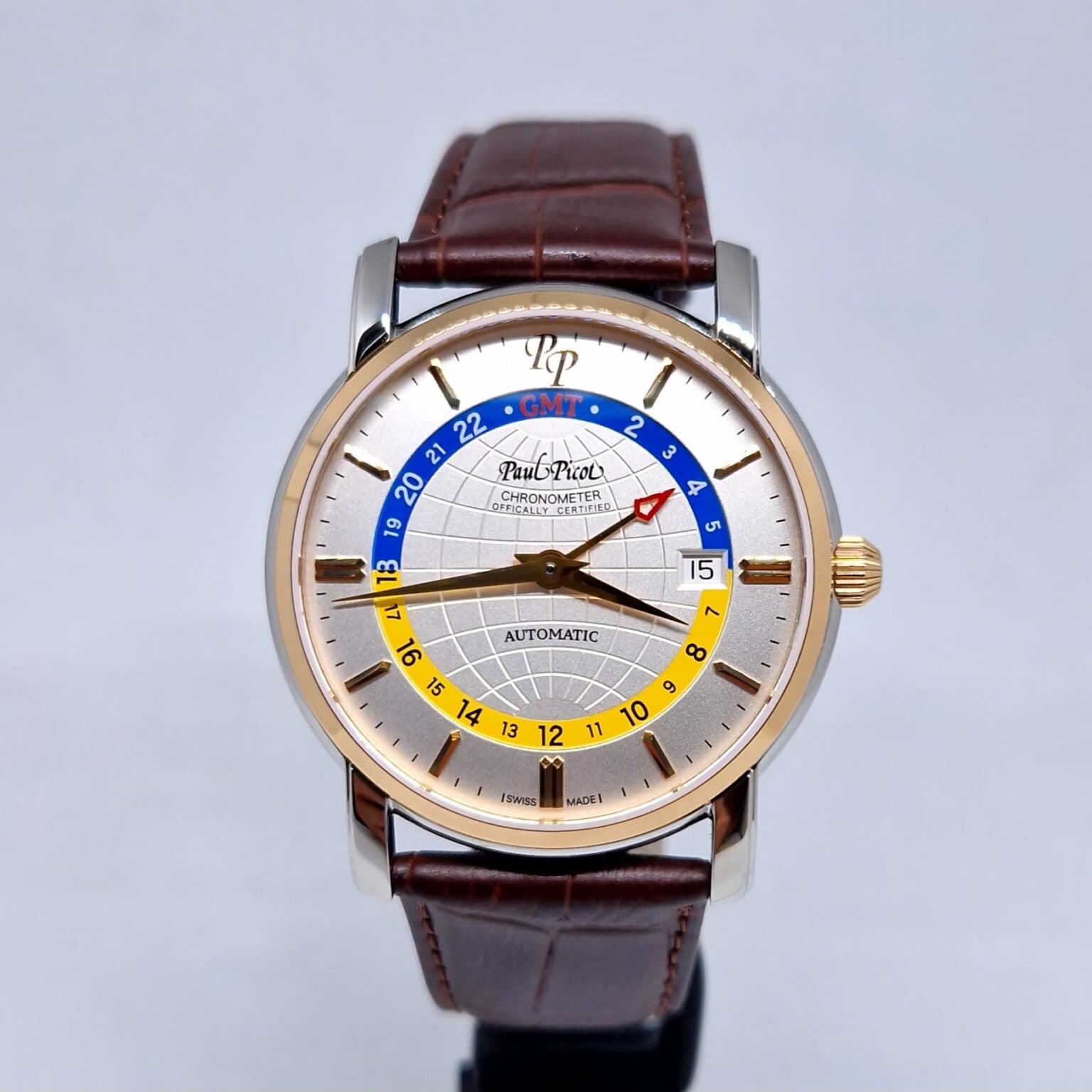 Paul Picot Firshire GMT – Ref. P3755SR.GMT.764.1221, New – Image 1/10