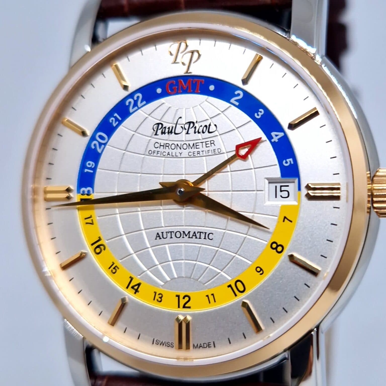 Paul Picot Firshire GMT – Ref. P3755SR.GMT.764.1221, New – Image 2/10