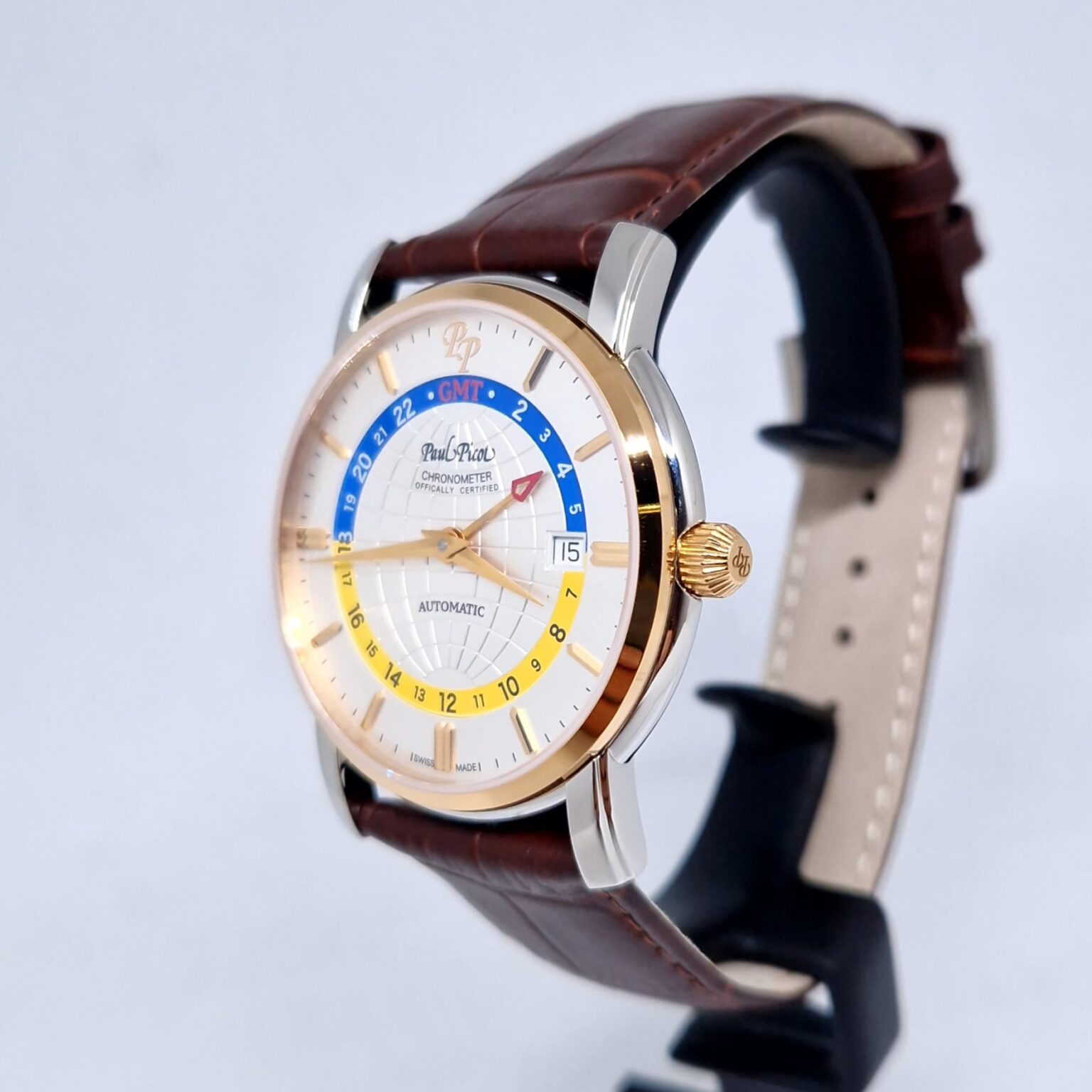 Paul Picot Firshire GMT – Ref. P3755SR.GMT.764.1221, New – 4/10